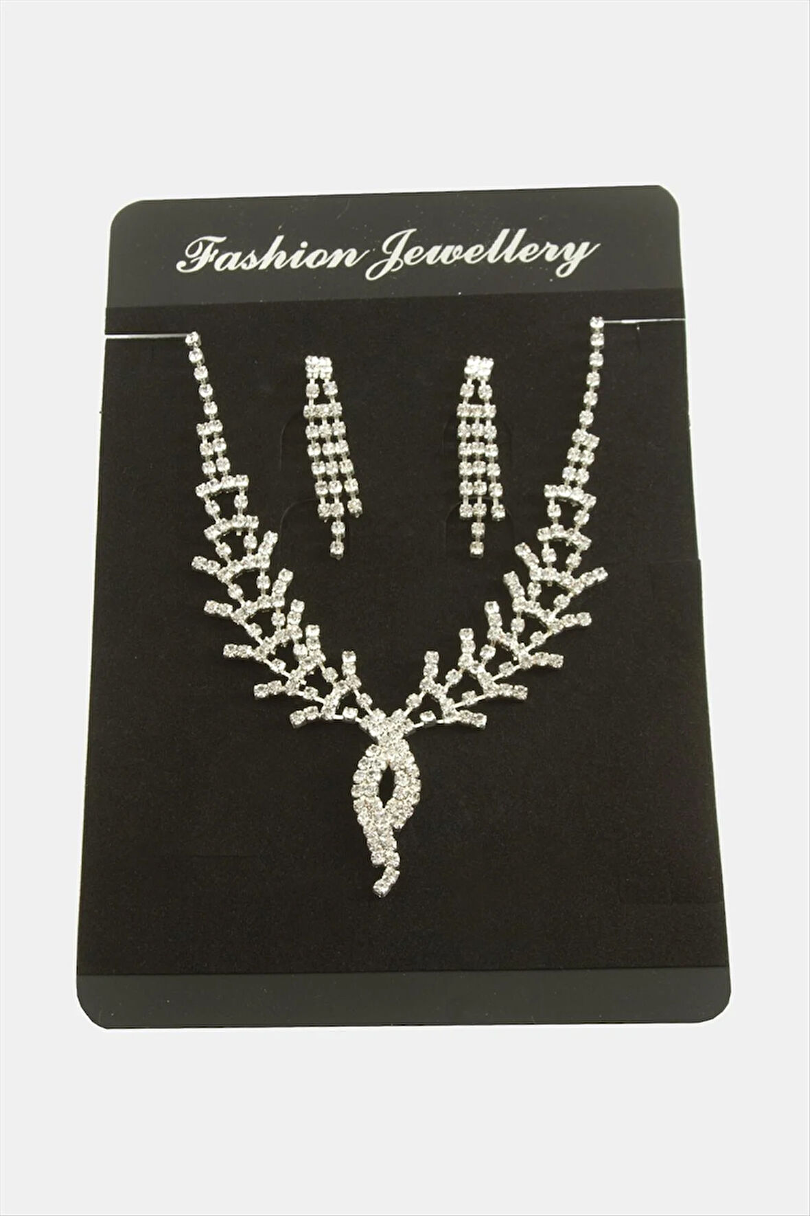 Oval Lüks Suyolu Set Kolye