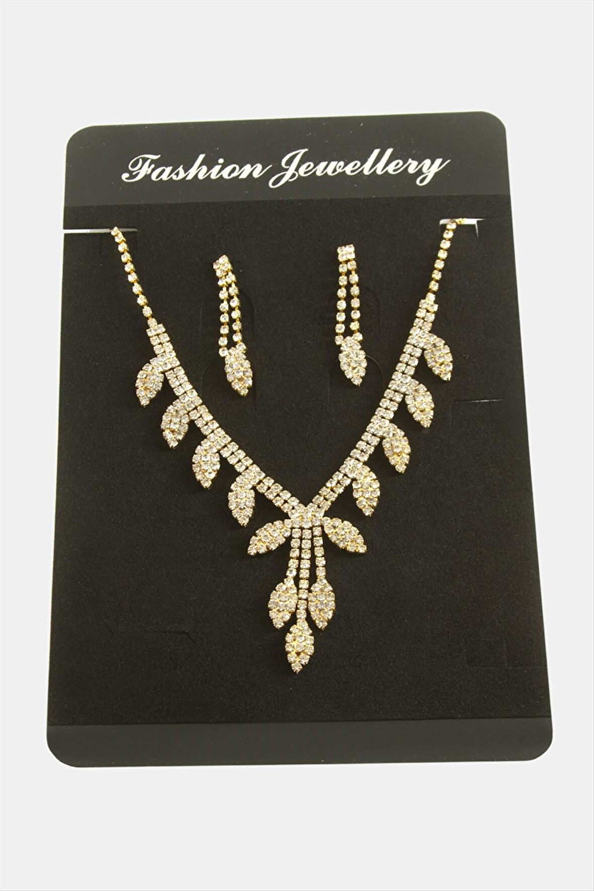 Yaprak Lüks Suyolu Set Kolye