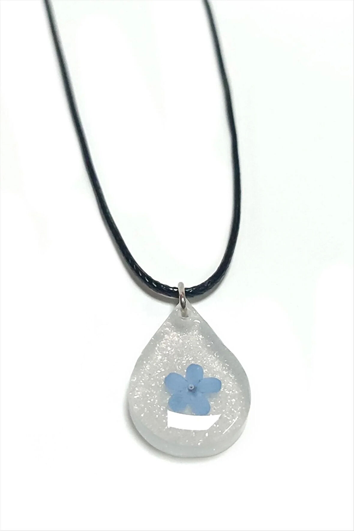 Unutma Beni Çiçeği Damla Epoksi Kolye