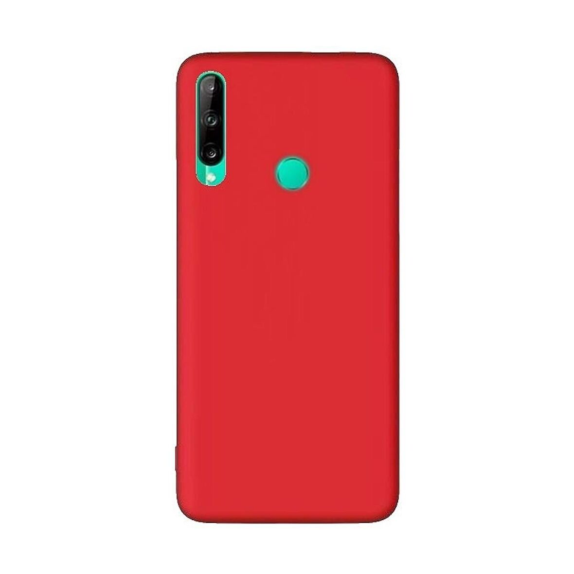 Smcase Huawei P40 Lite E Kılıf Mat Silikon  Tam Kapatan Ekran Koruyucu
