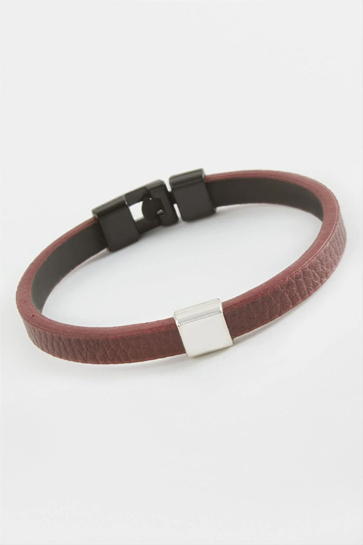 Kare Kaliteli Suni Deri Bileklik