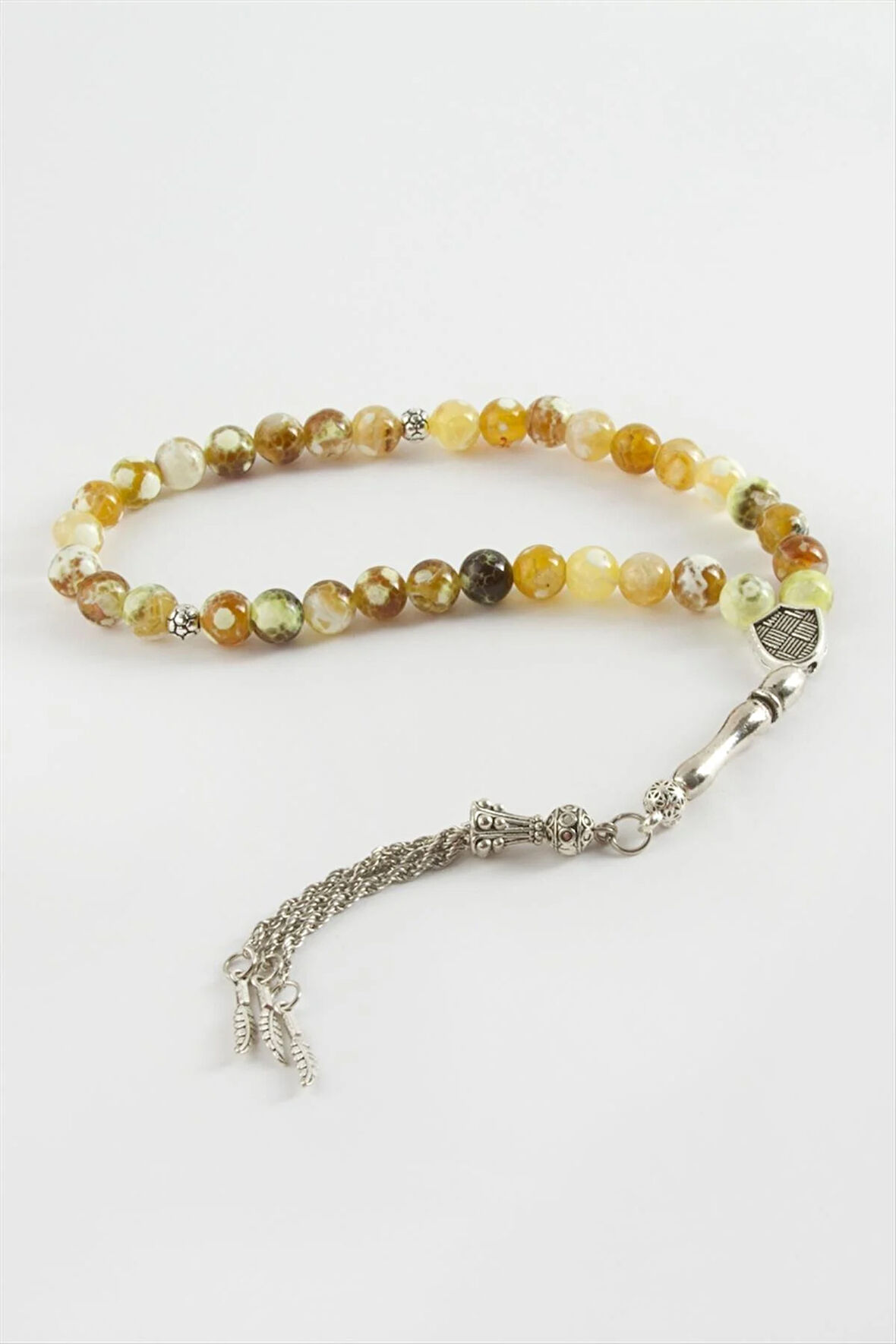 Akik Doğaltaş Tesbih 8 mm