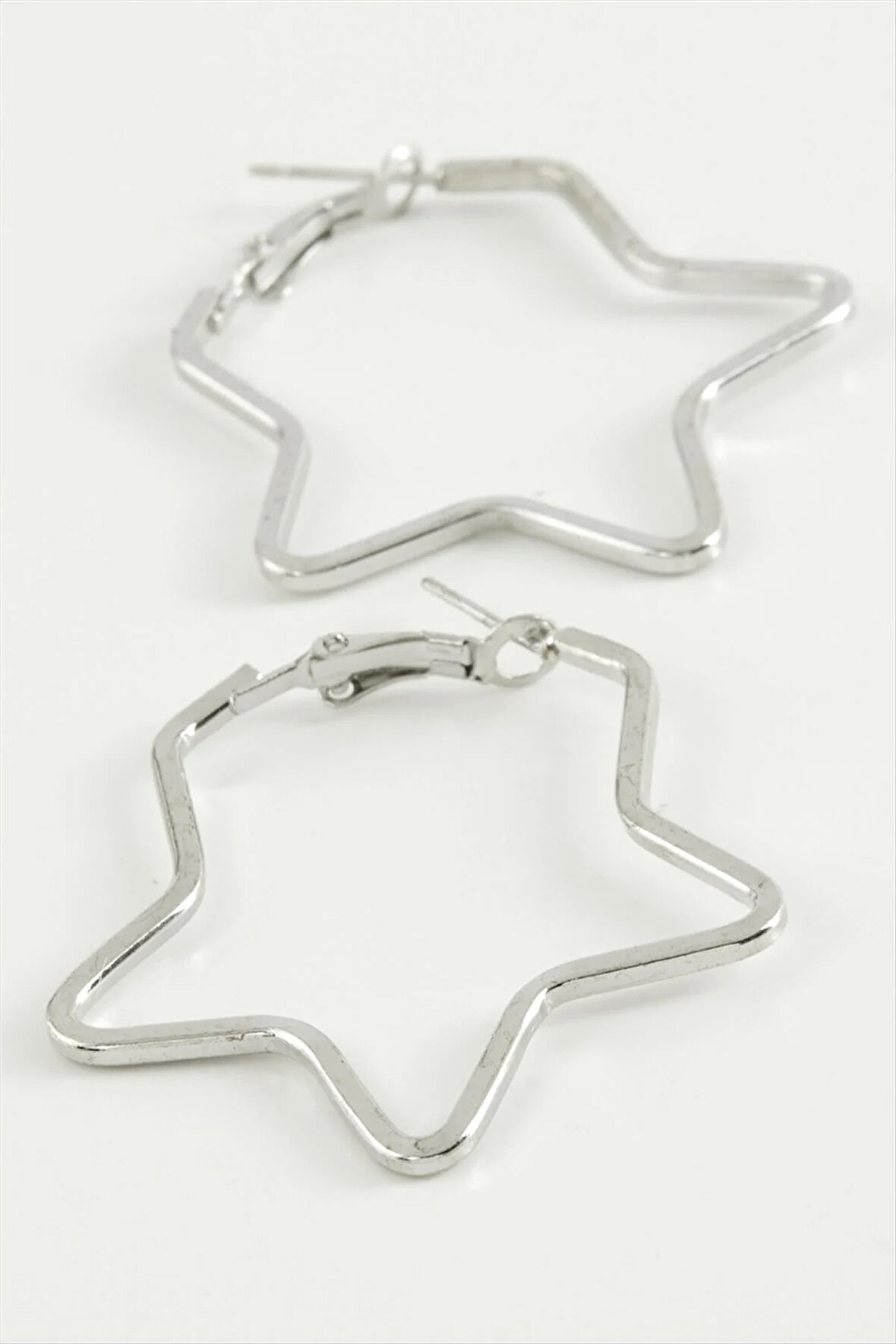 Yıldız Halka Küpe 6 cm