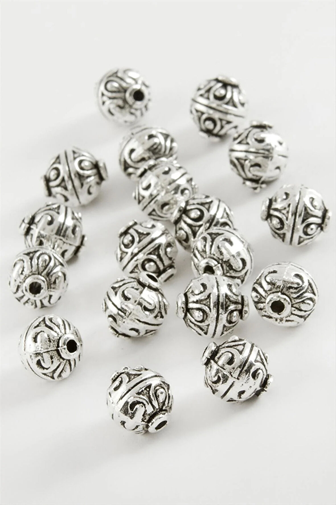 1,2 cm Çini Desenli Tesbih Ara Aparatı 50 Gram