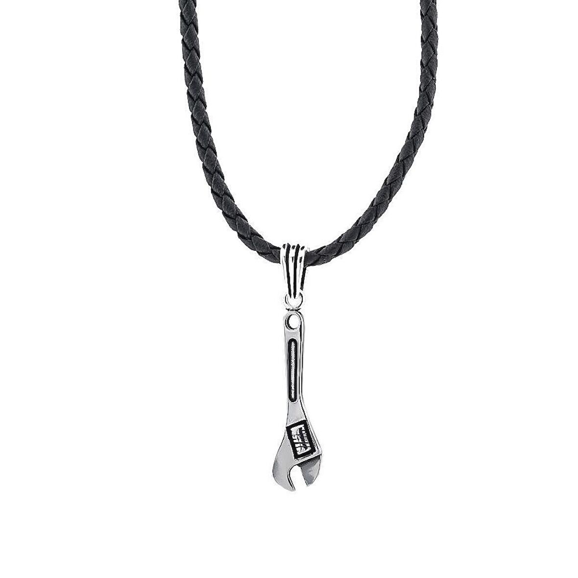 İngiliz Tamir Anahtarı Tasarımlı 925 Ayar Gümüş Kolye