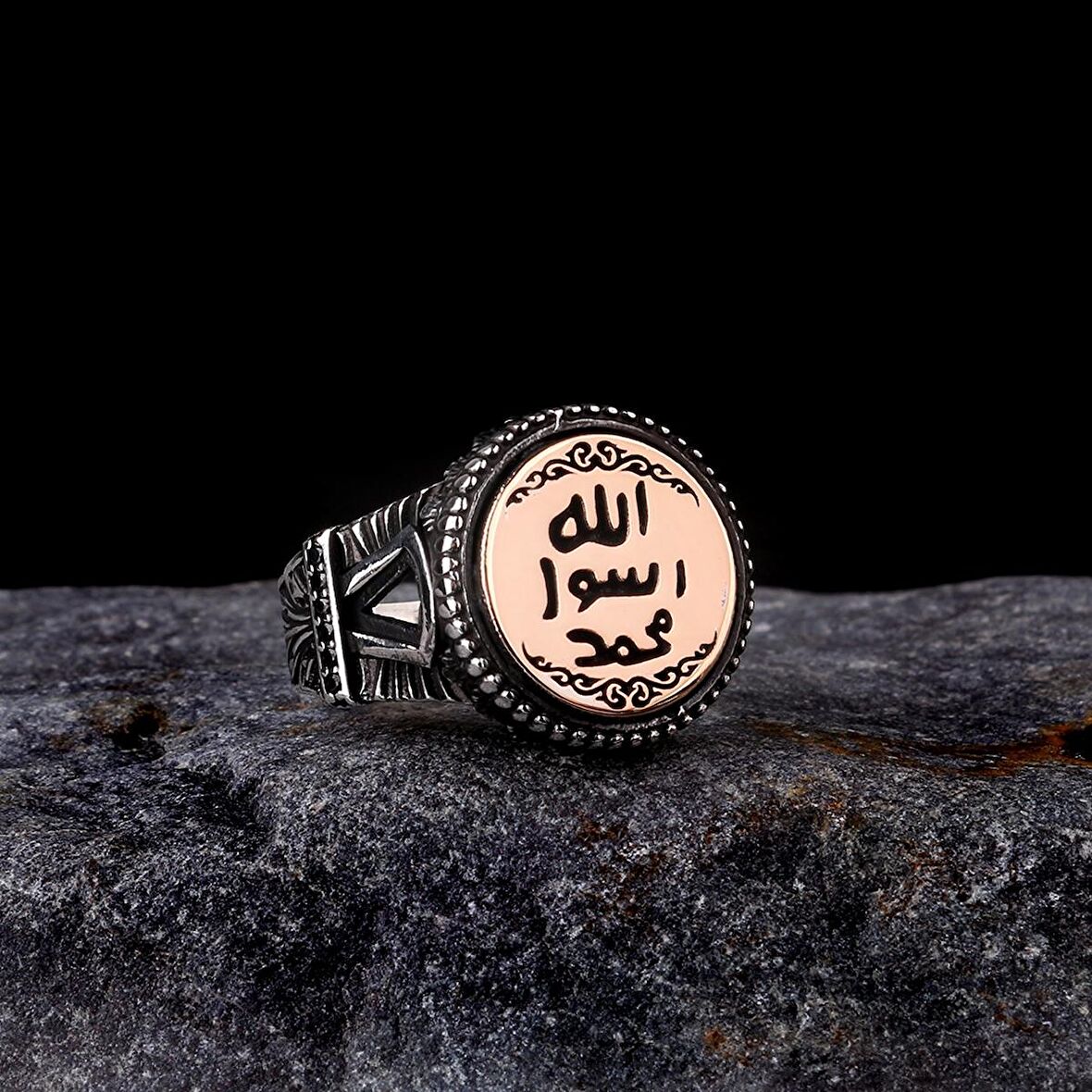 HZ MUHAMMED MÜHRÜ 925 AYAR GÜMÜŞ ERKEK YÜZÜK