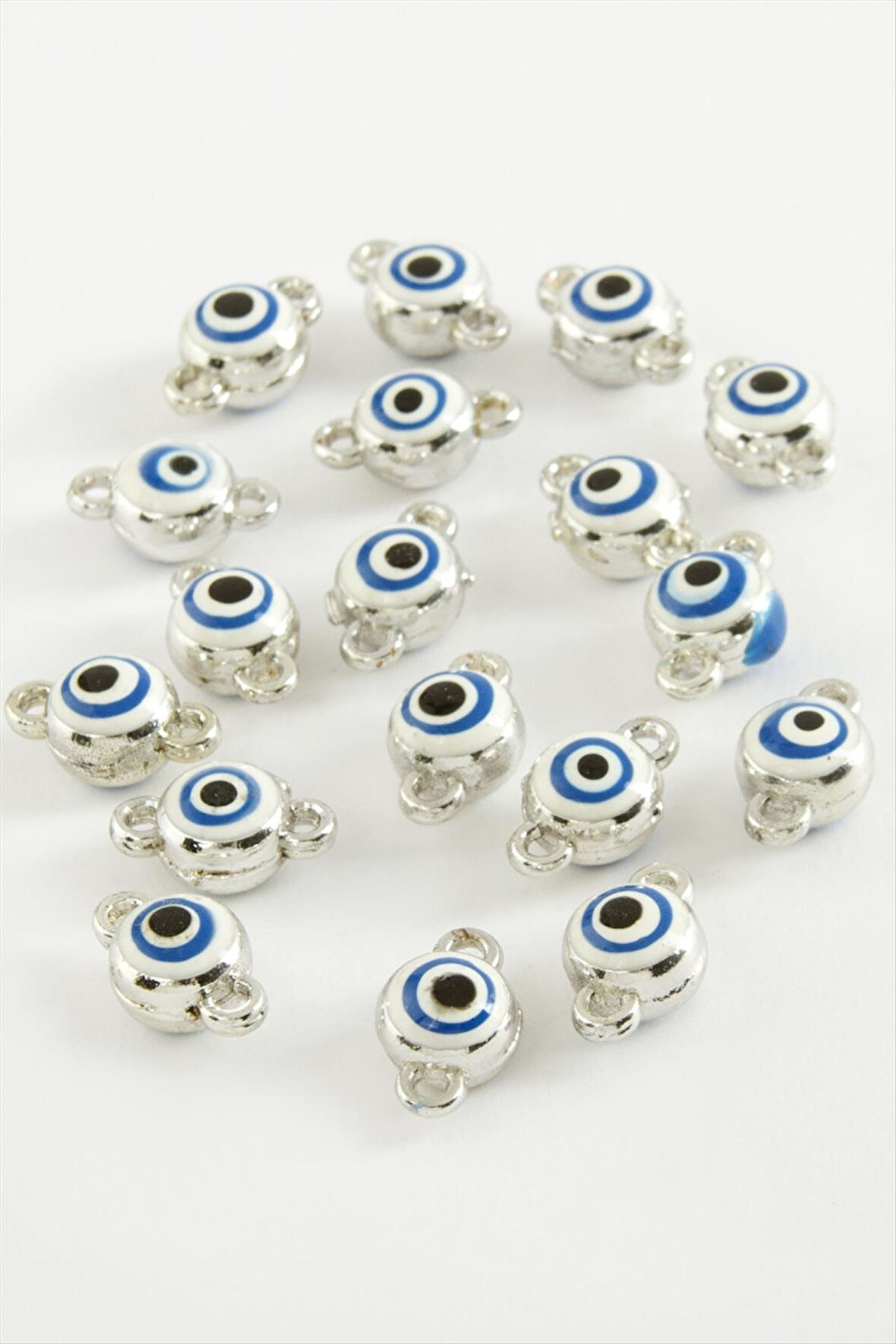 Nazar Çift Kulplu Mineli Bileklik ve Kolye Ucu Aparatı 1 Adet