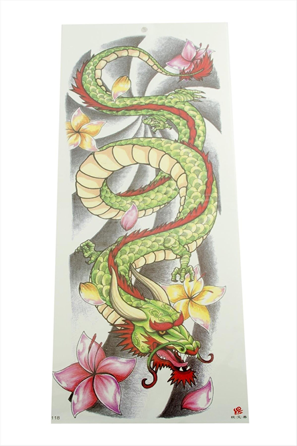 Ejderha Tattoo Kol Dövme Sticker
