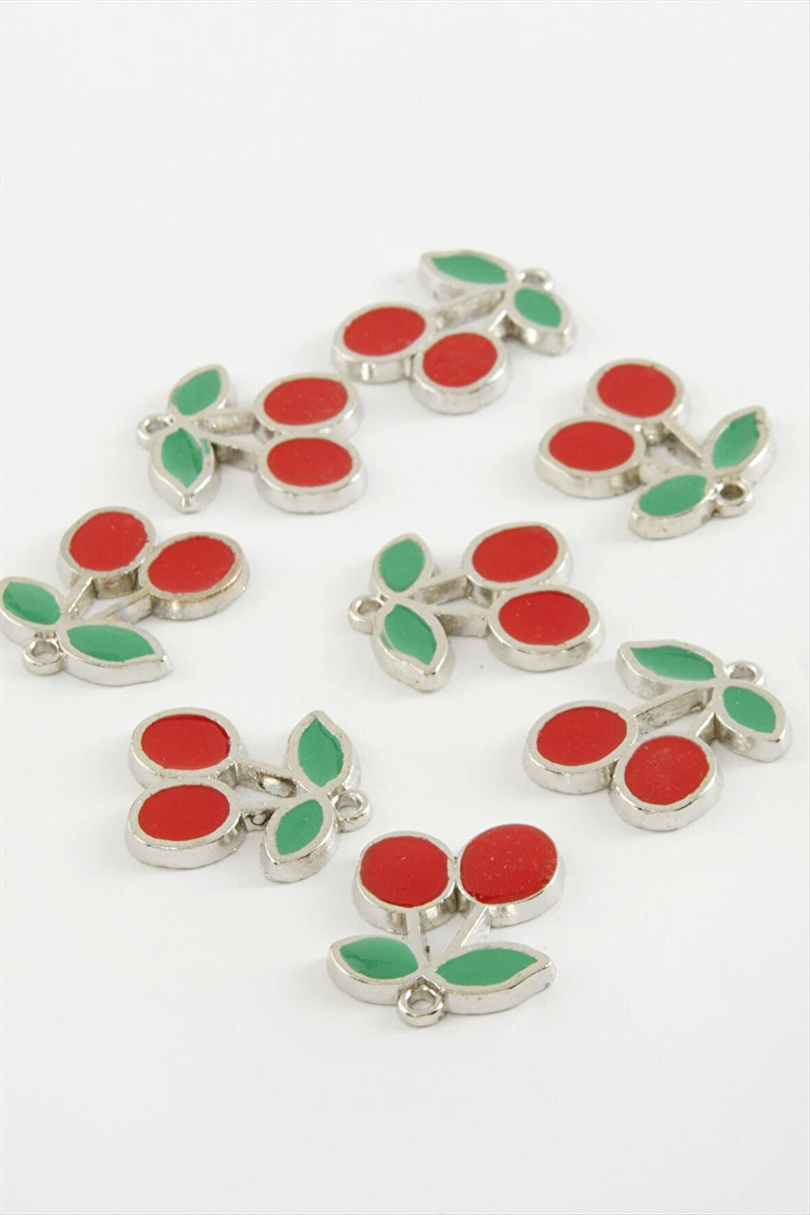 Kiraz Tek Kulplu Mineli Bileklik ve Kolye Ucu Aparatı 1 Adet