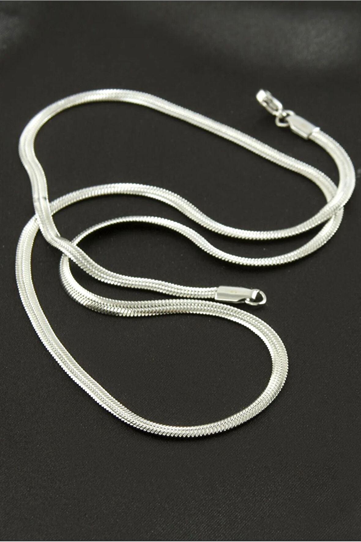 İtalyan Zincir Çelik Kolye 55 cm