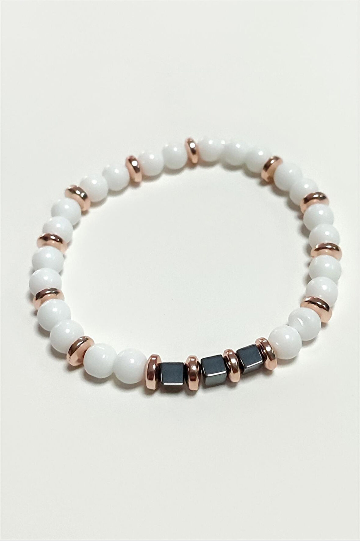 Sedef Doğaltaş Bileklik 6 mm