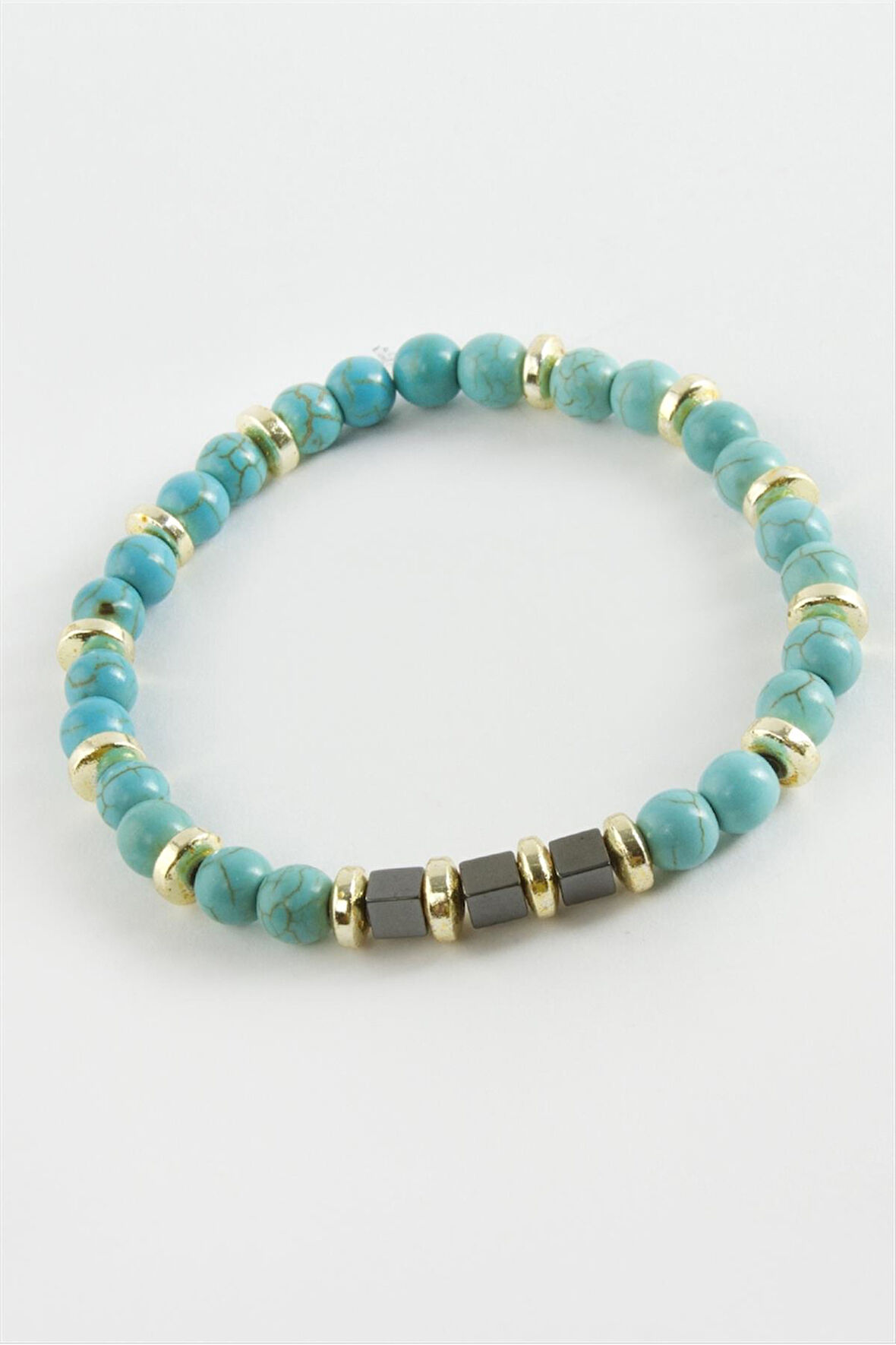 Turkuaz Doğaltaş Bileklik 6 mm