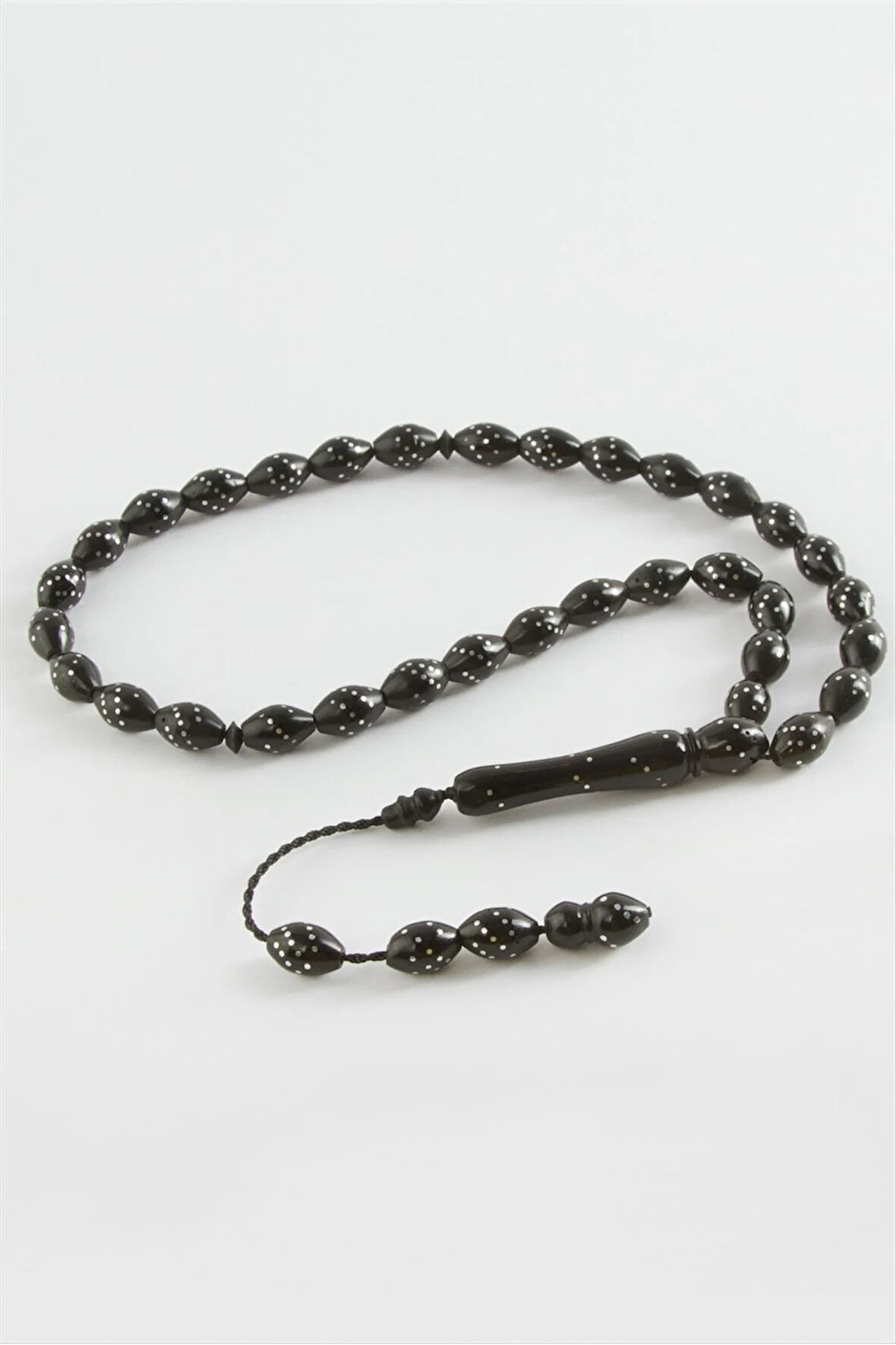 Arpa Kesim İşlemeli Kuka Tesbih 8*10 mm