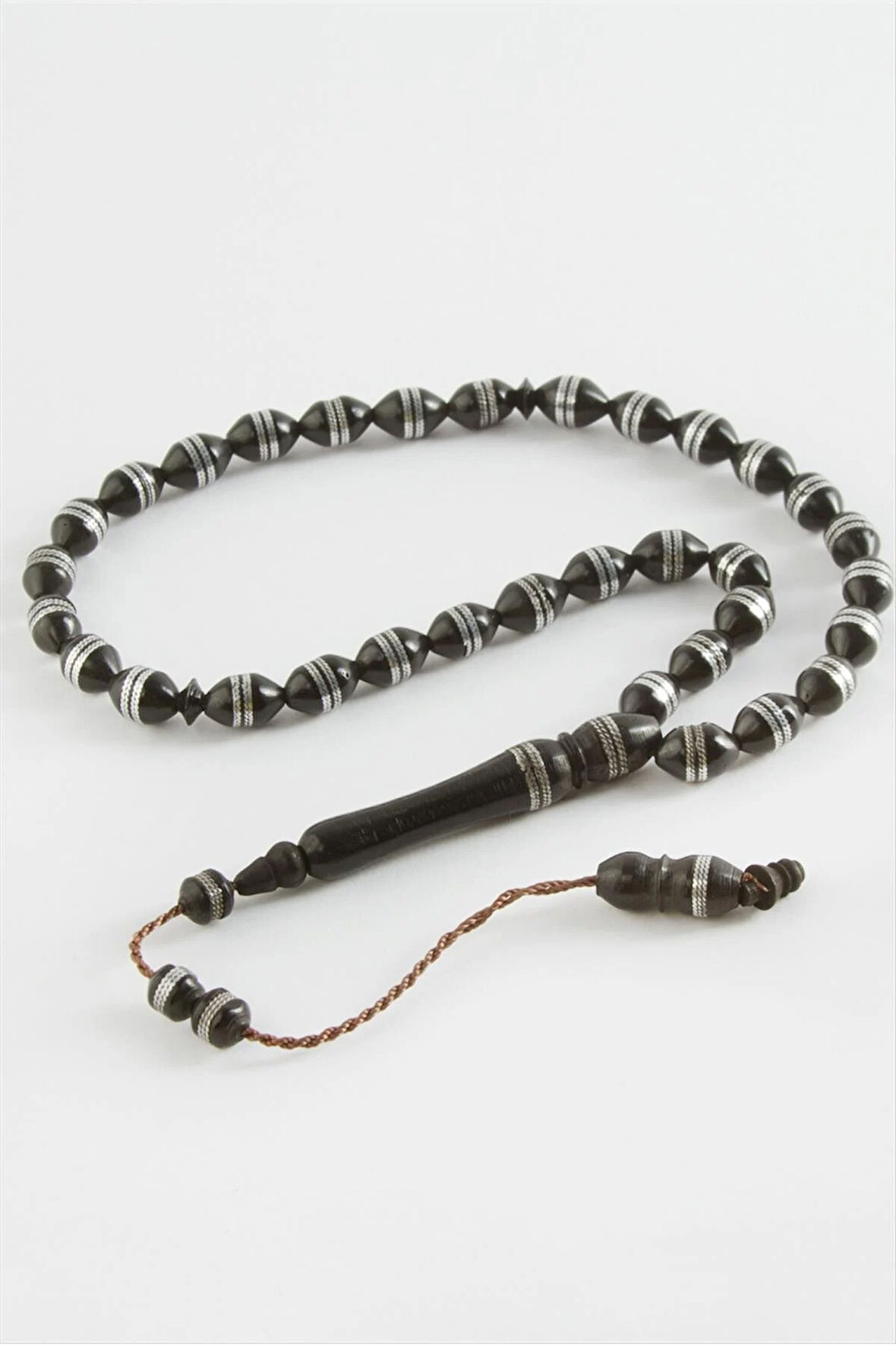 Arpa Kesim İşlemeli Kuka Tesbih 8*10 mm