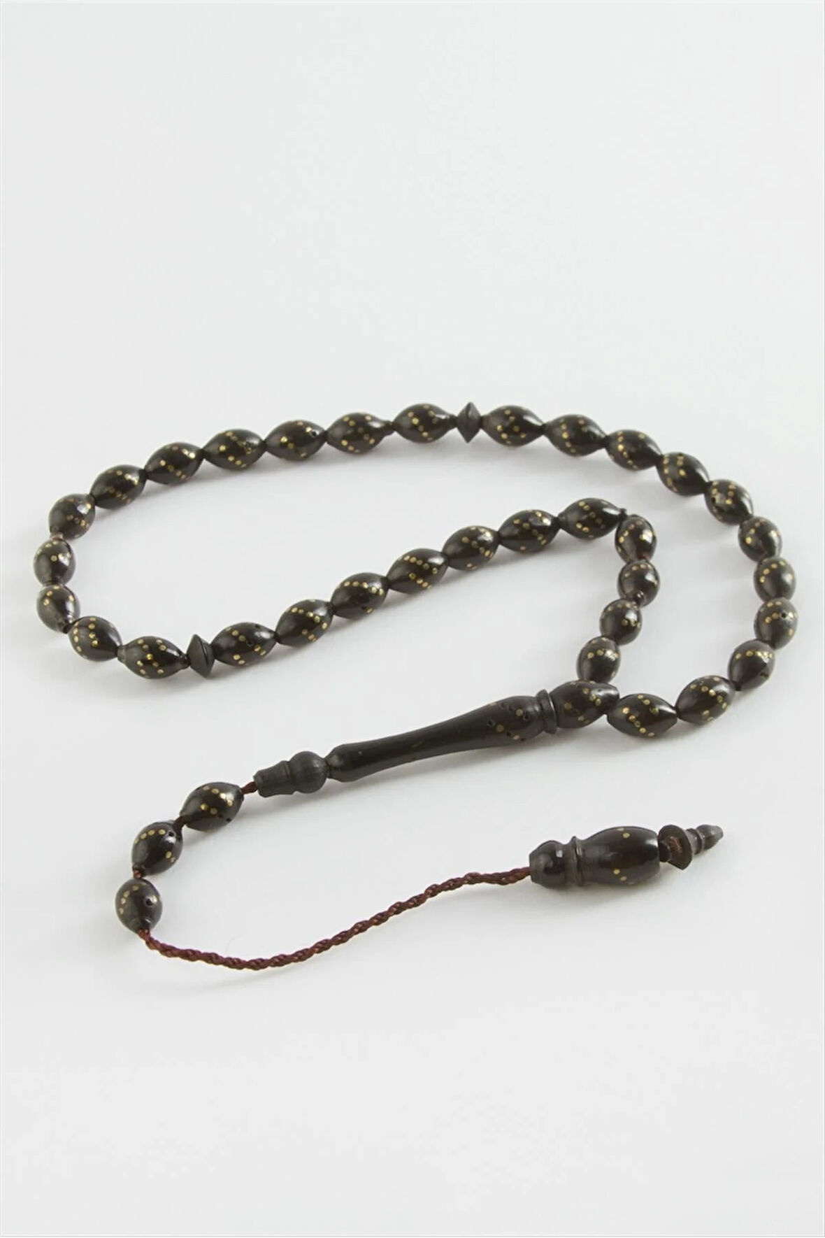 Damla Kesim İşlemeli Kuka Tesbih 5*8 mm