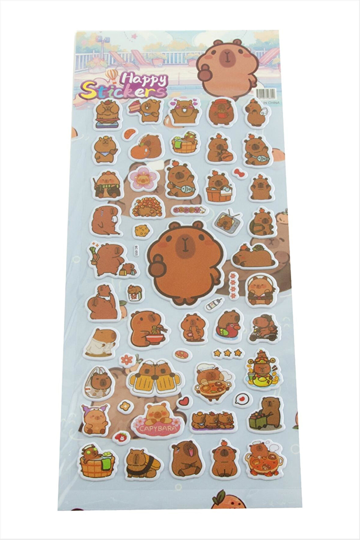Happy Kabartmalı Sticker