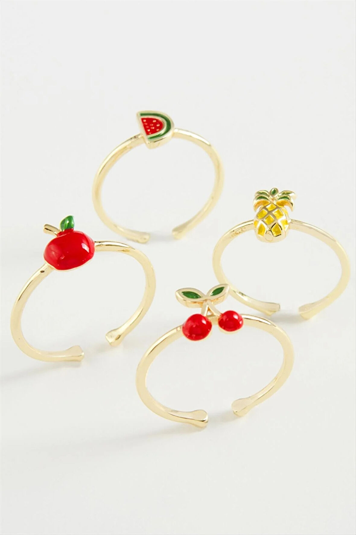 Meyveli Karışık Lüks Eklem Yüzük 1 Adet