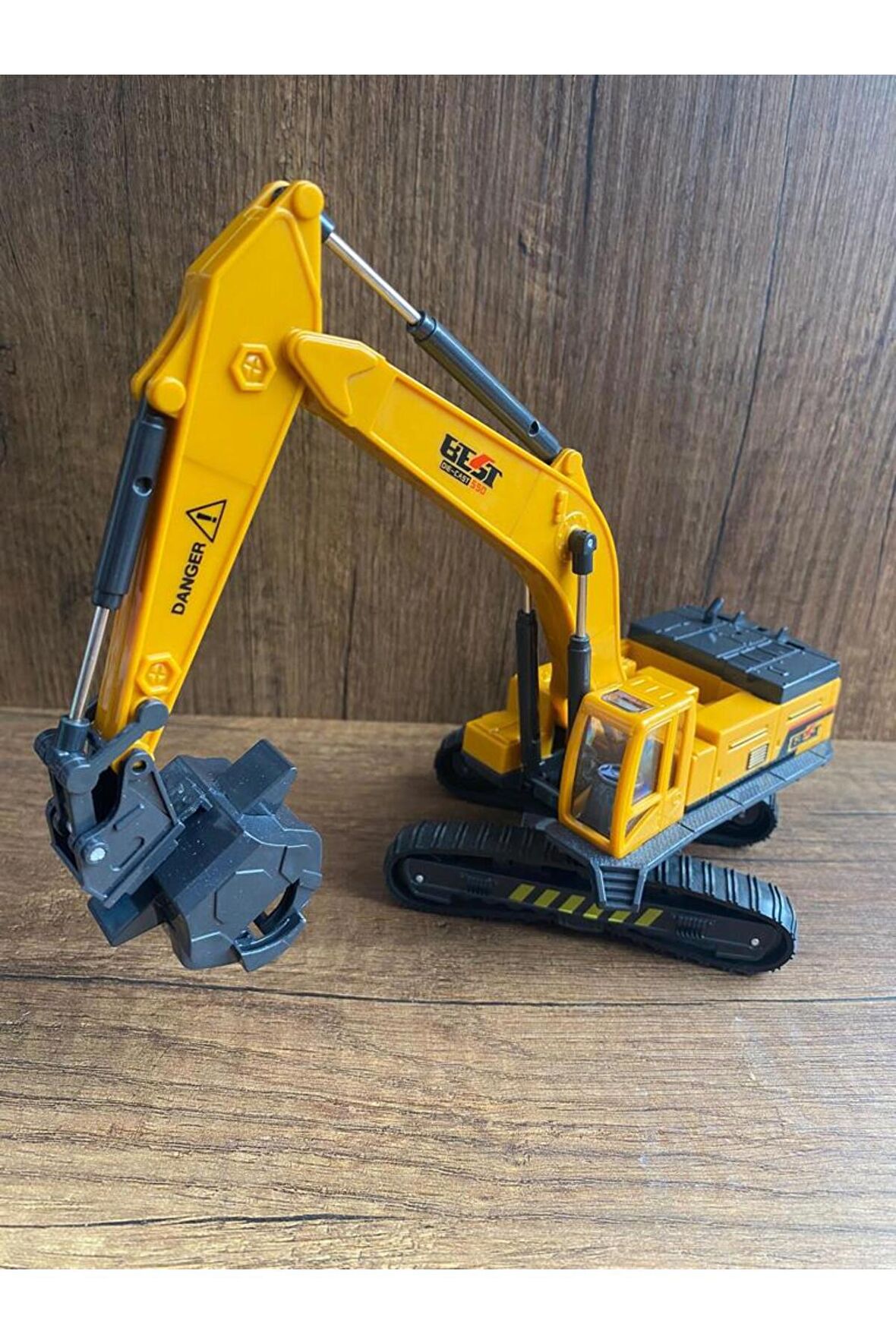 Bina Kolon Kırıcı Çocuk Mühendisliği Iş Makinesi Paletli Oyuncak 35 Cm Oyuncak Tutucu İş Makinesi