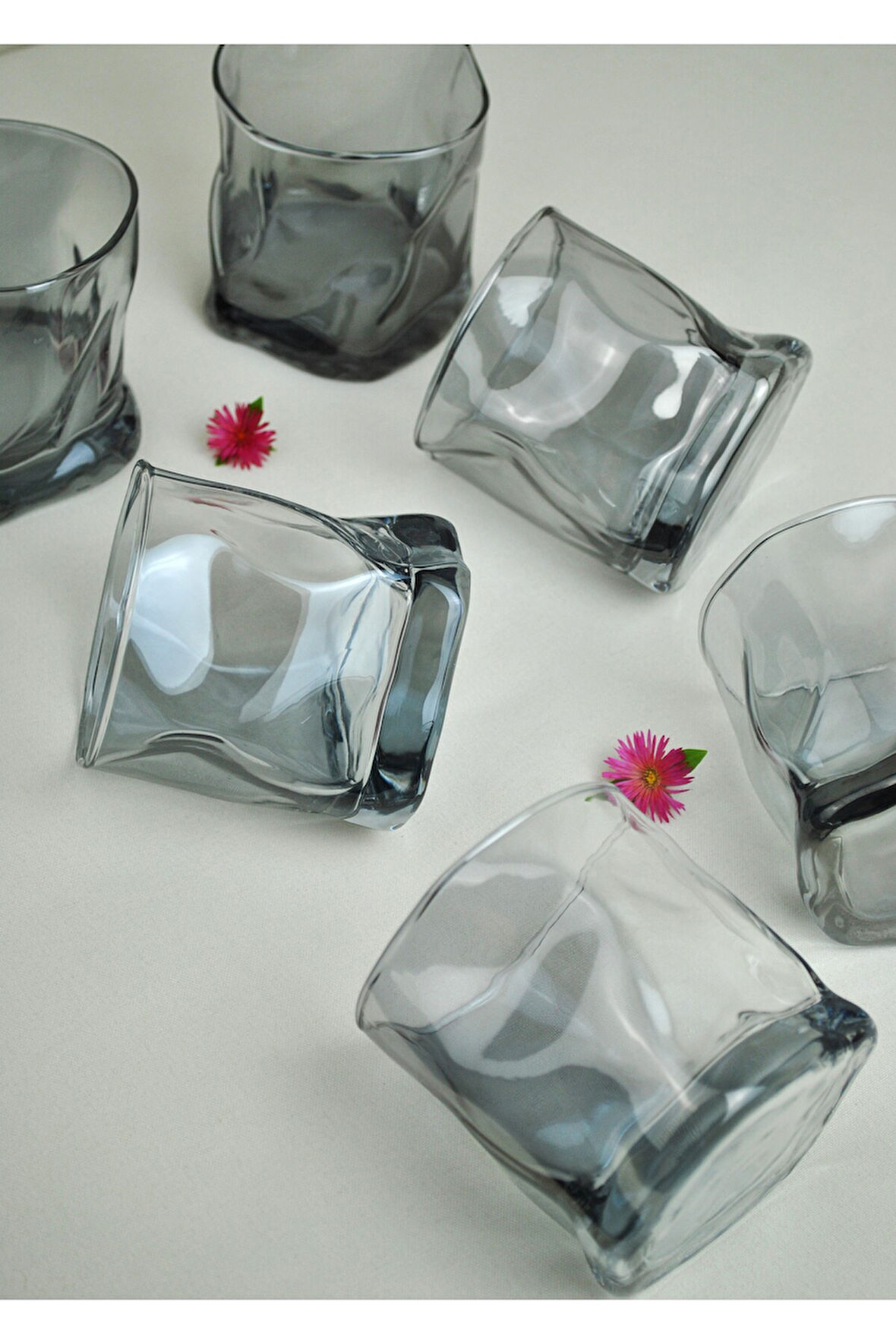 6 Adet Hologramlı Viski Kokteyl Bardağı Kadehi Pinterest Meşrubat Bardak 6'lı 280 Ml Siyah