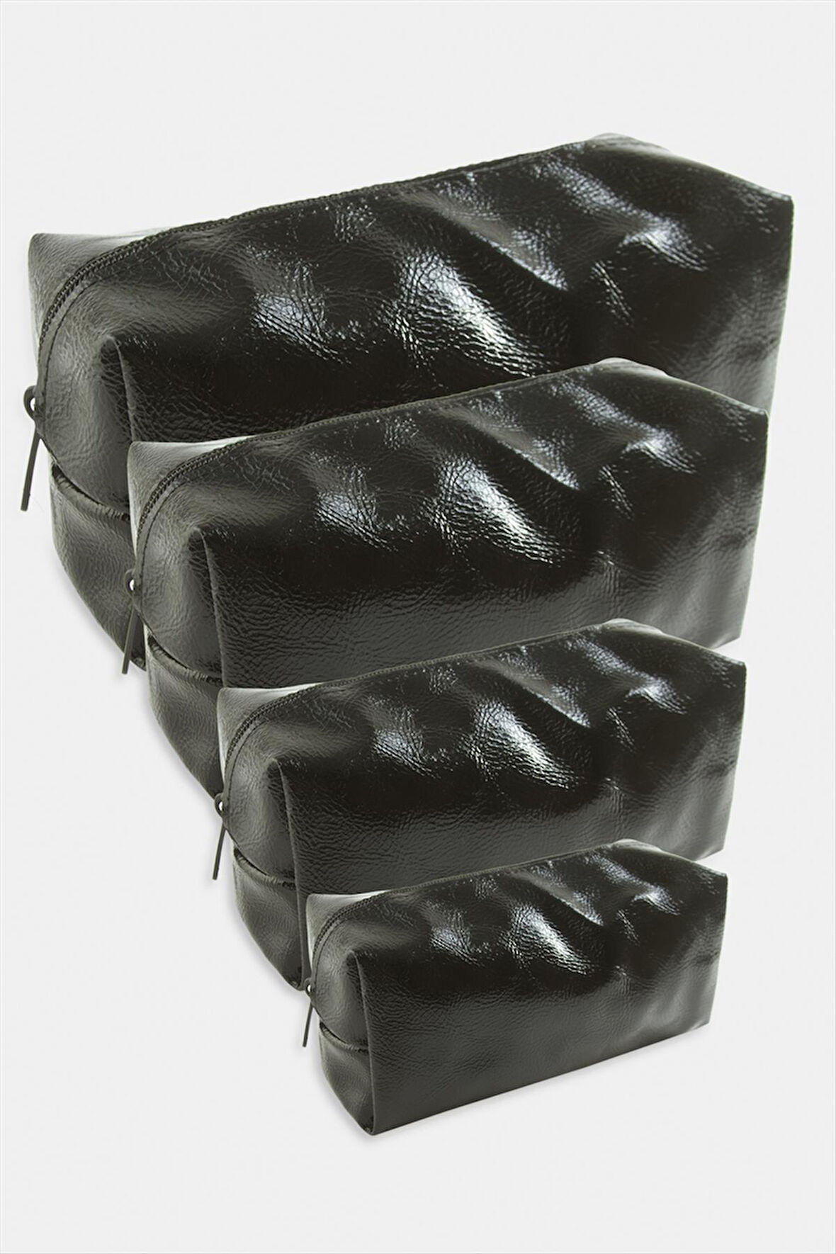 4 Adet El Tutmalı Makyaj Çantası