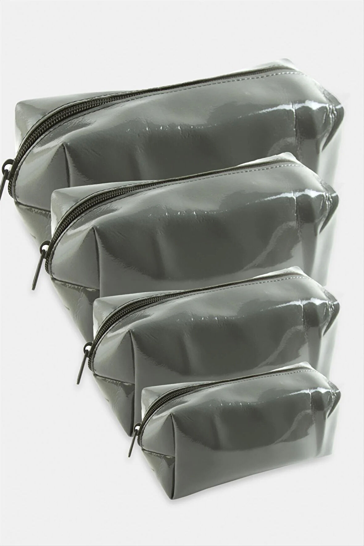 4 Adet El Tutmalı Makyaj Çantası