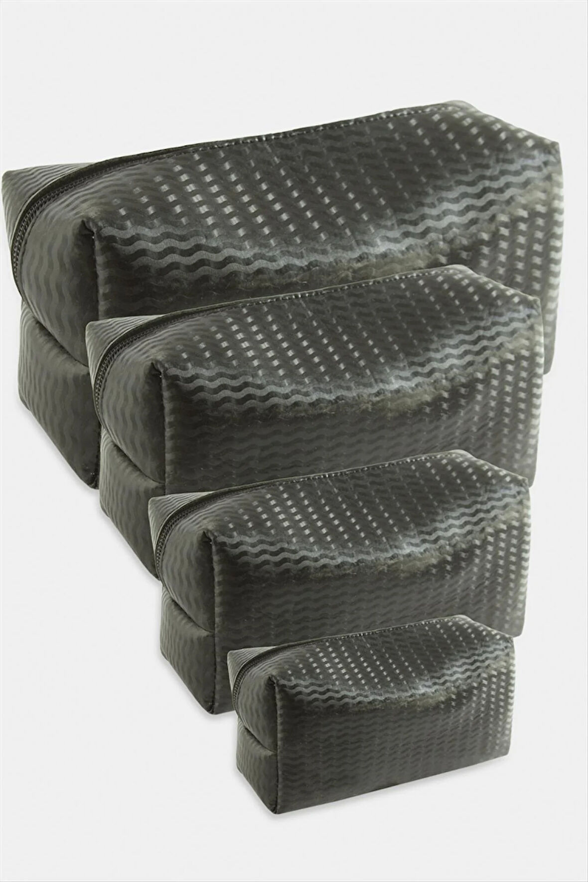 4 Adet El Tutmalı Makyaj Çantası