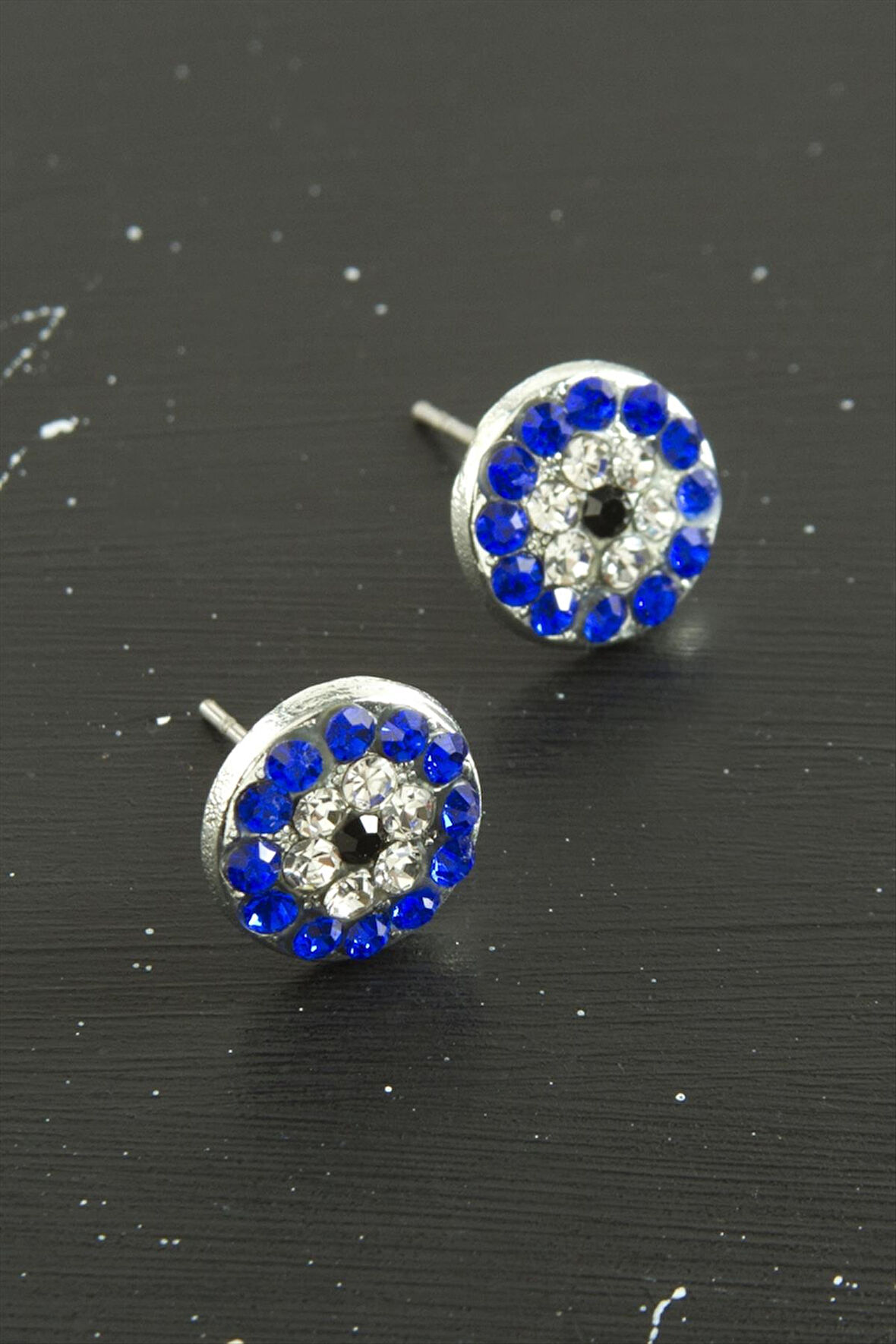 Nazar Taşlı Minik Küpe