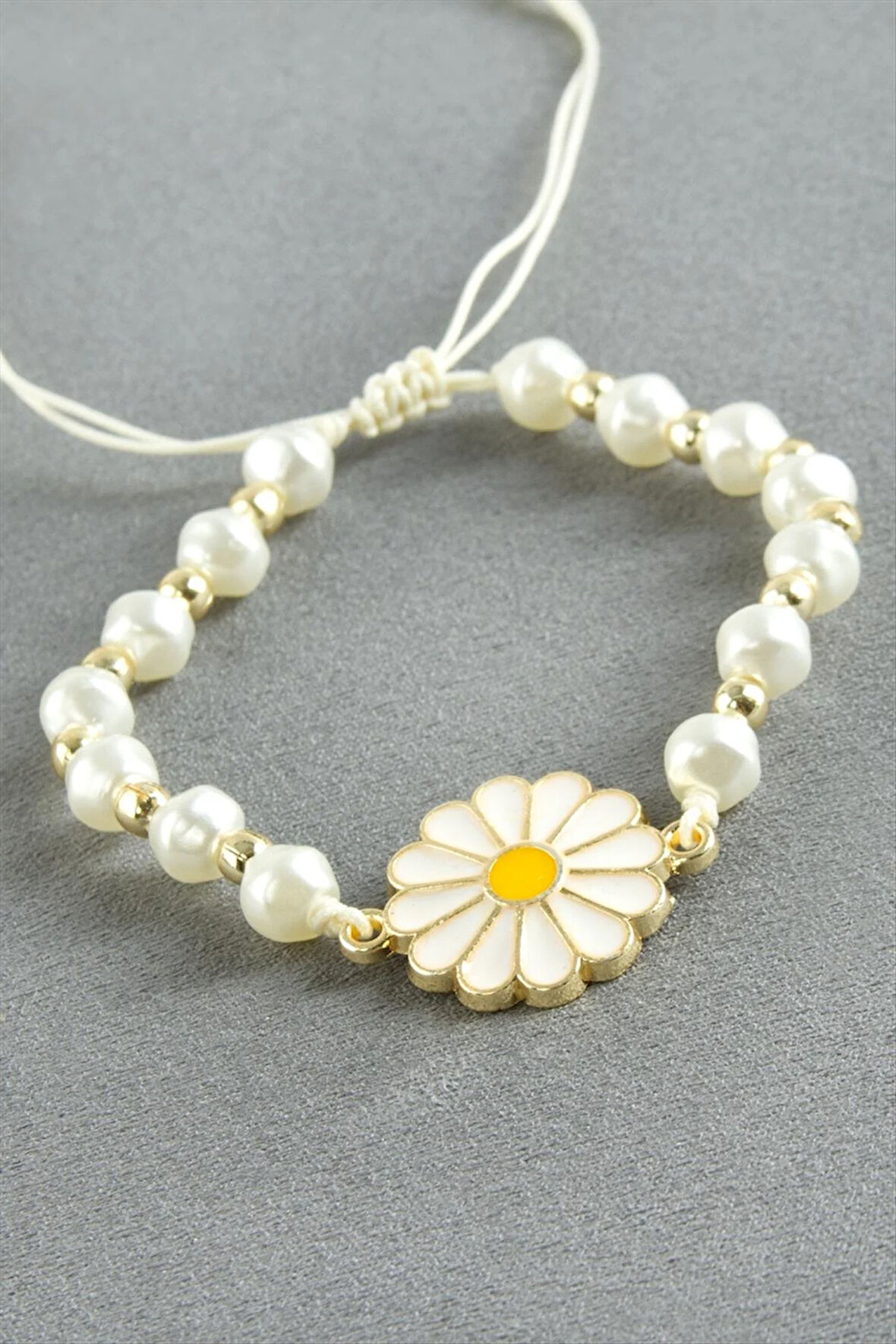 Papatya İnci Bileklik