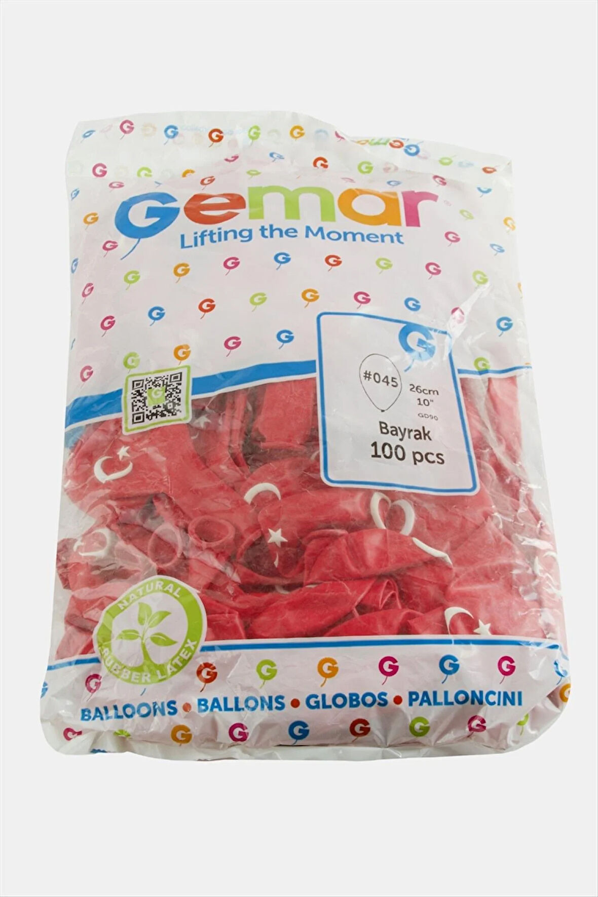 Ay Yıldız Balon 100 Adet