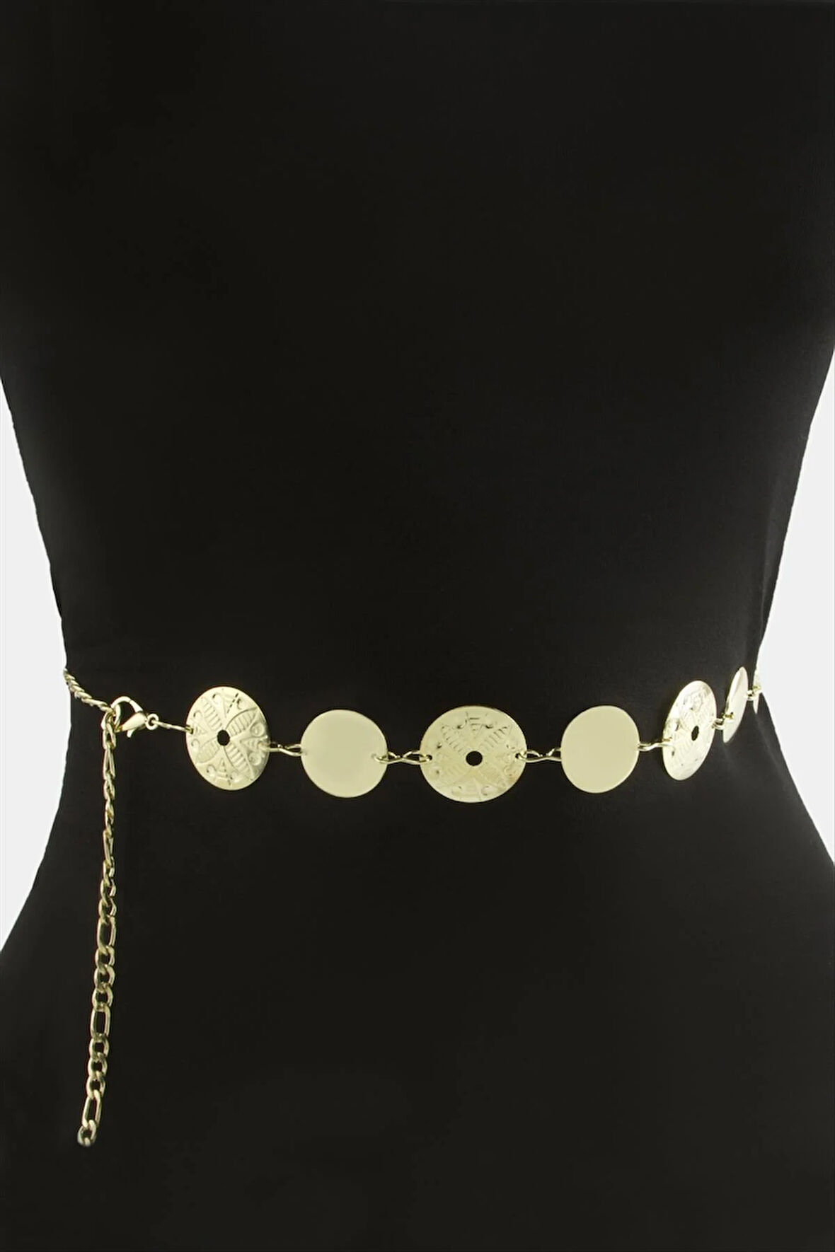 Çiçek Metal Zincir Kemer