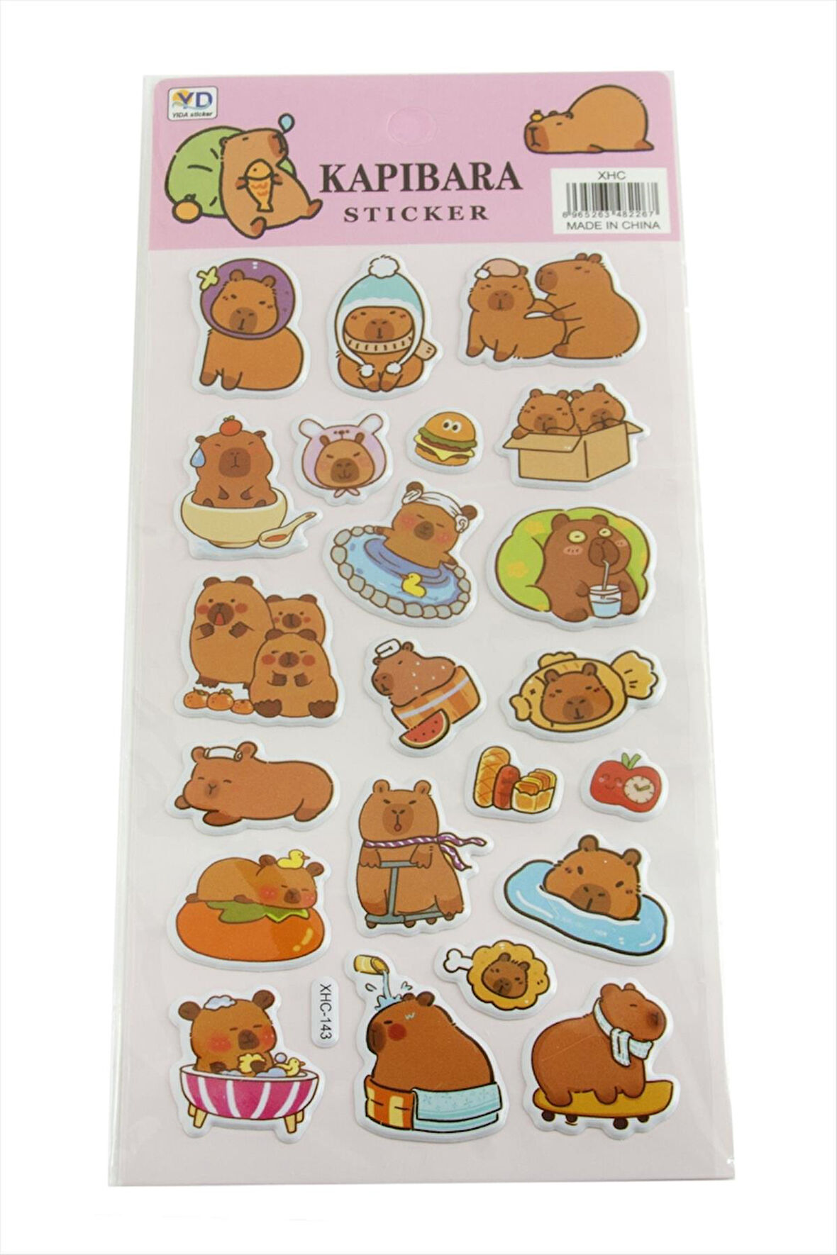 Çzglm Karakteri Kabartmalı Sticker