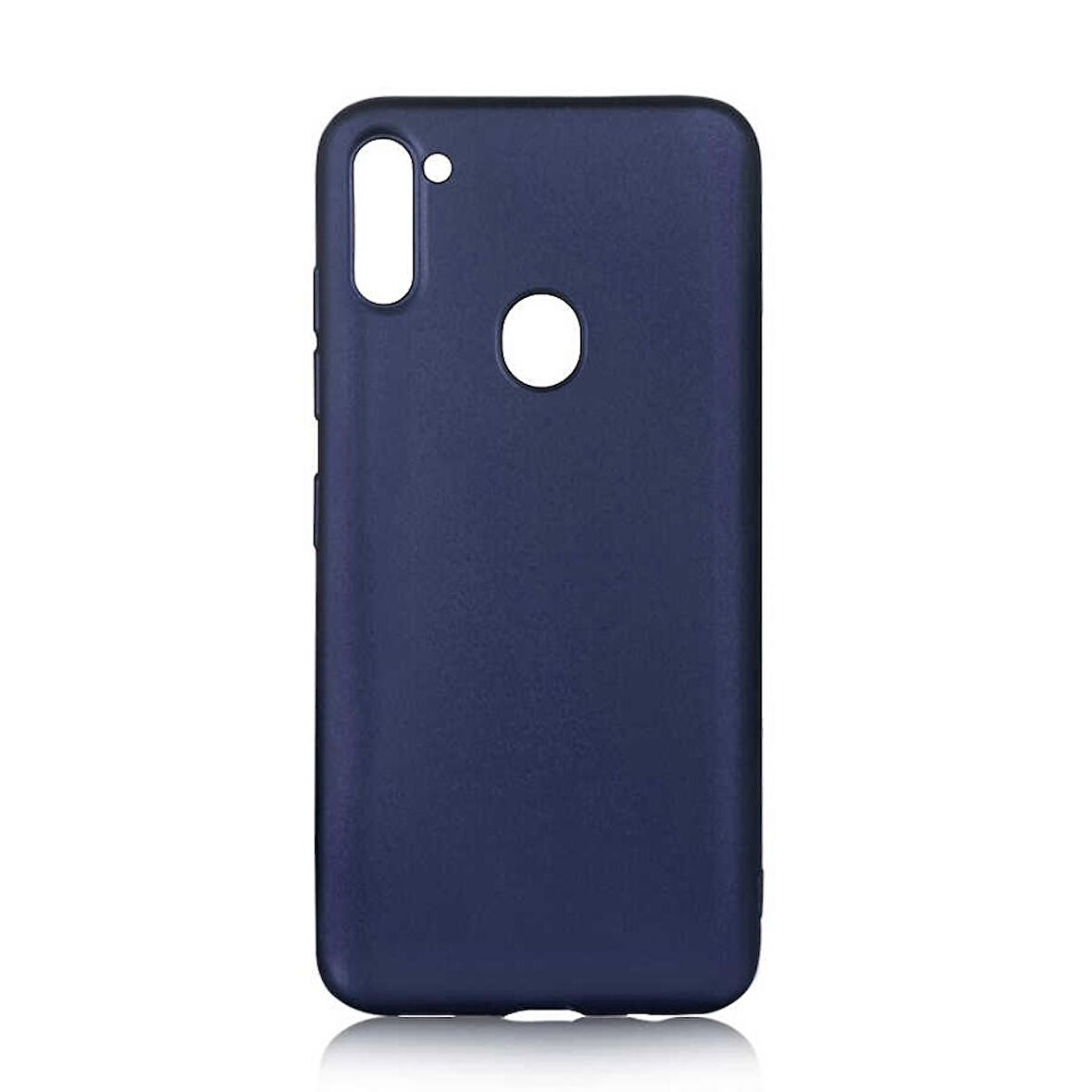 Smcase Samsung Galaxy M11 Kılıf Lüks Silikon  Tam Kapatan Ekran Koruyucu
