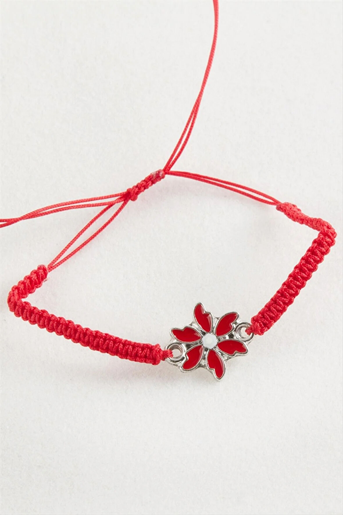 Papatya Makrome Örgülü Bileklik