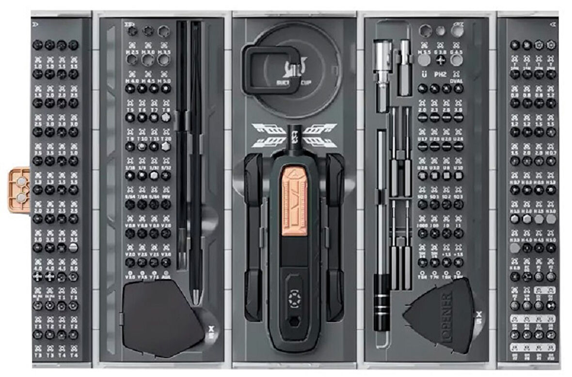 JAKEMY MİNİ CONTAİNER JM-8192 180 İN 1 TORX HASSAS TORNAVİDA SETİ