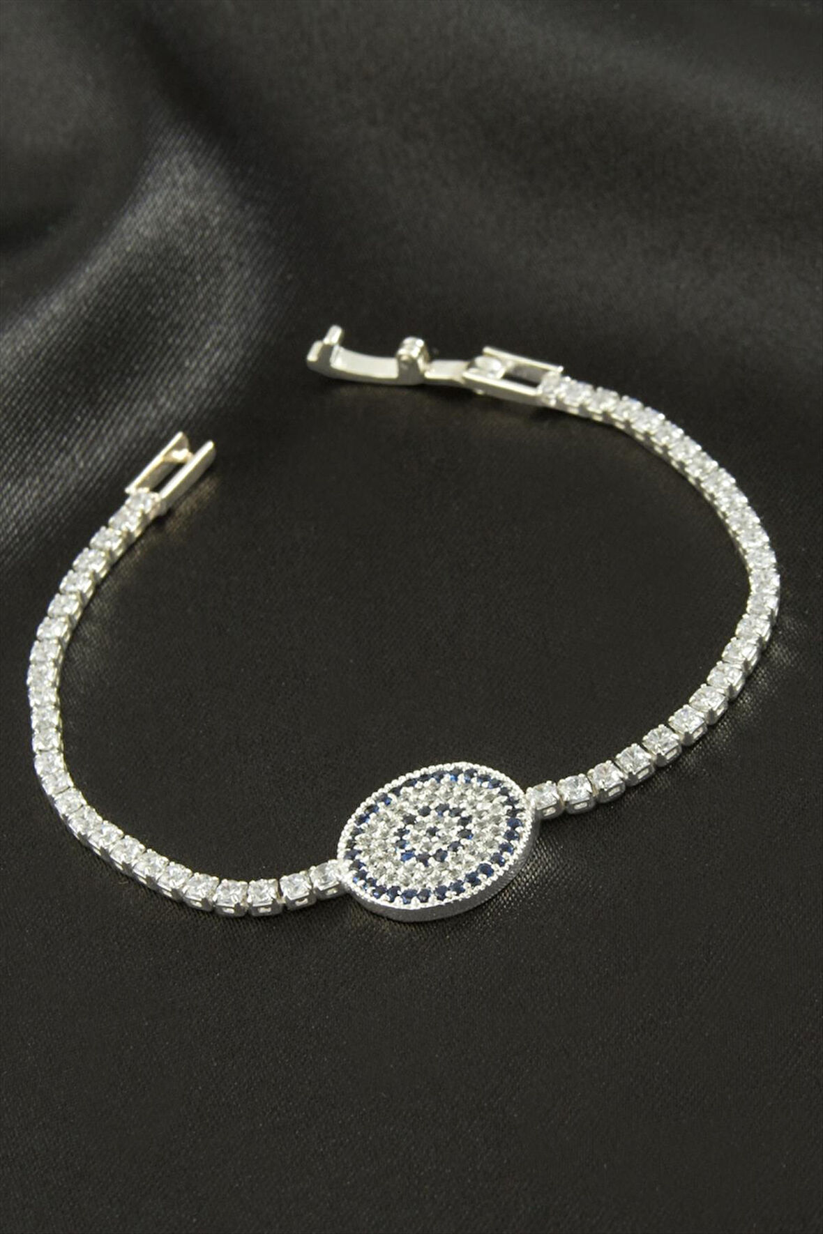 Nazar Zirkon Taşlı Çocuk Bileklik 16 cm