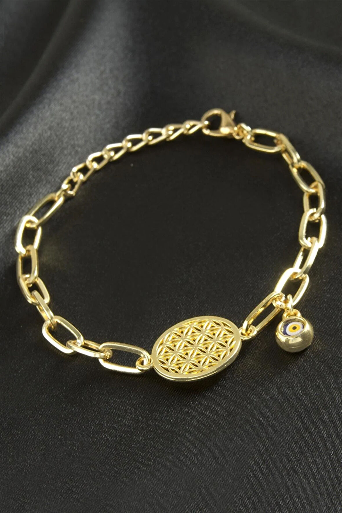 Yaşayan Nazar Zincir Bileklik