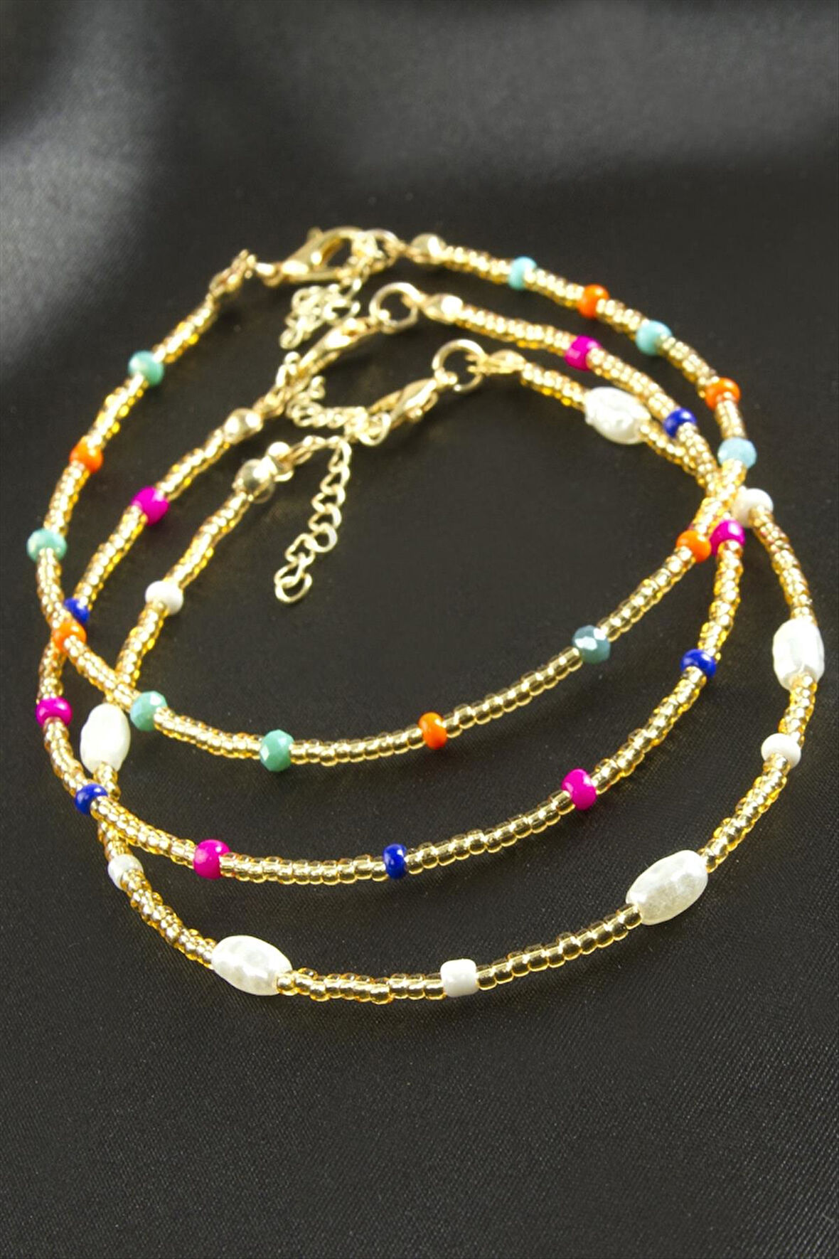 Karışık Miyoki Kum Boncuk Bileklik