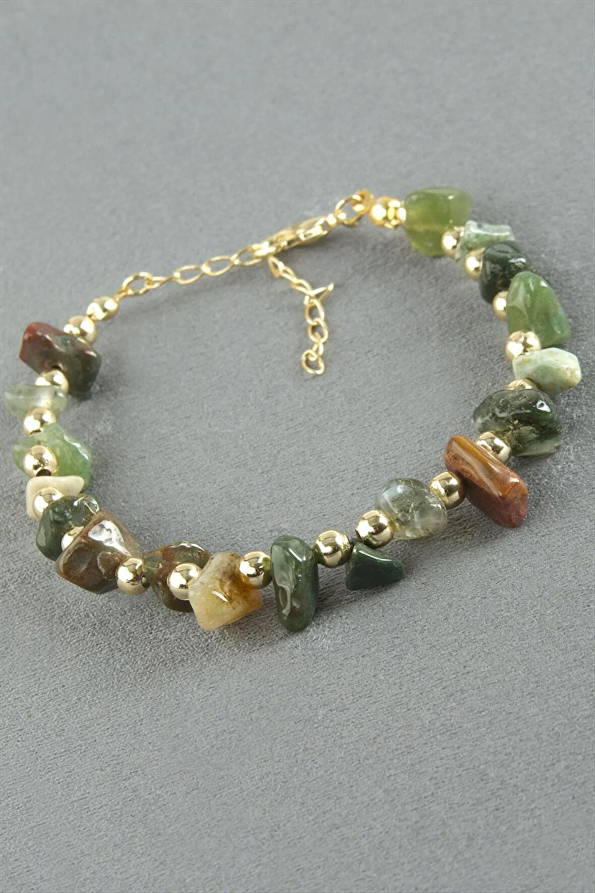 Hint Akik Kırık Doğaltaş Bileklik