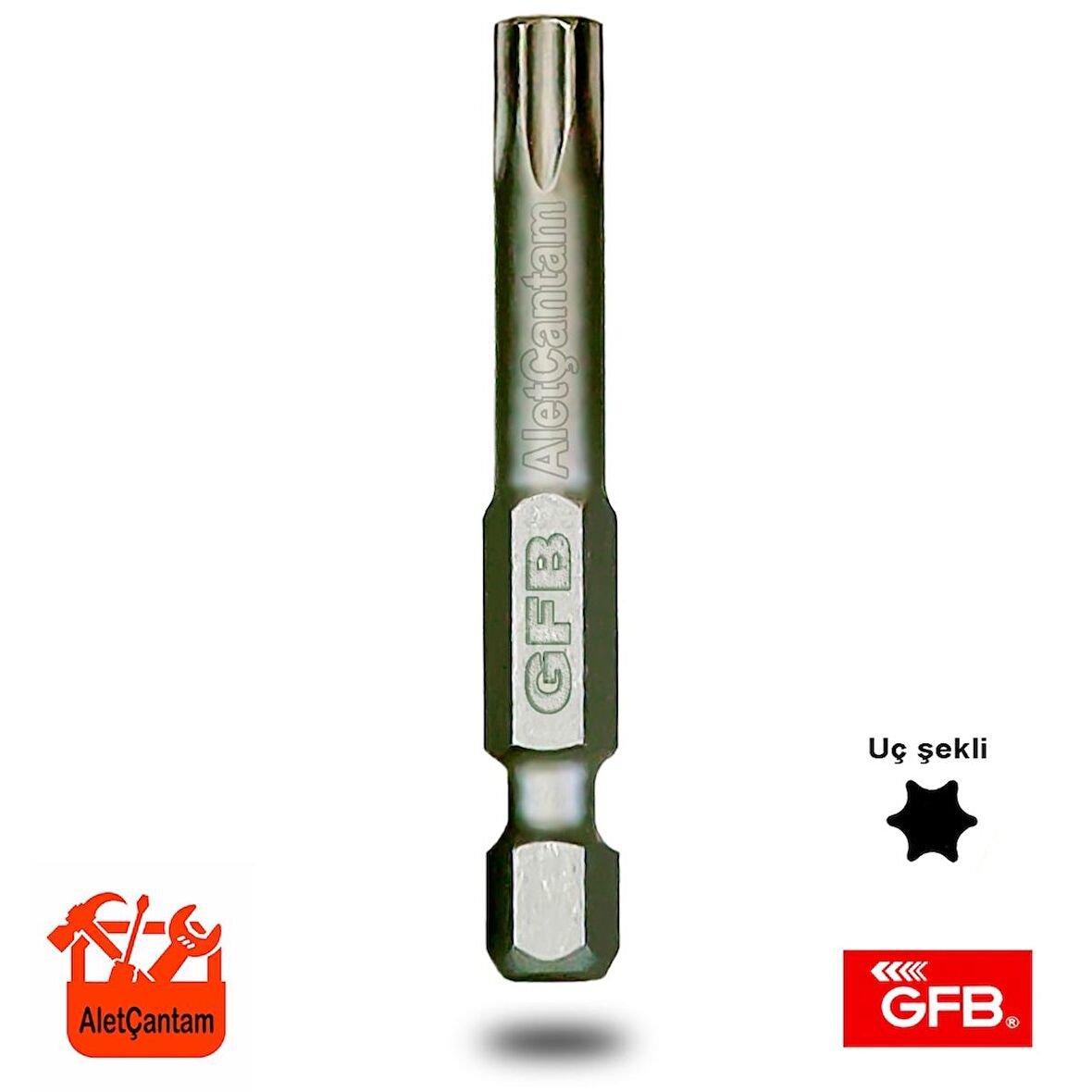 Bits Tork Uç Vidalama Torx Matkap Ucu  T27 X 50 Mm
