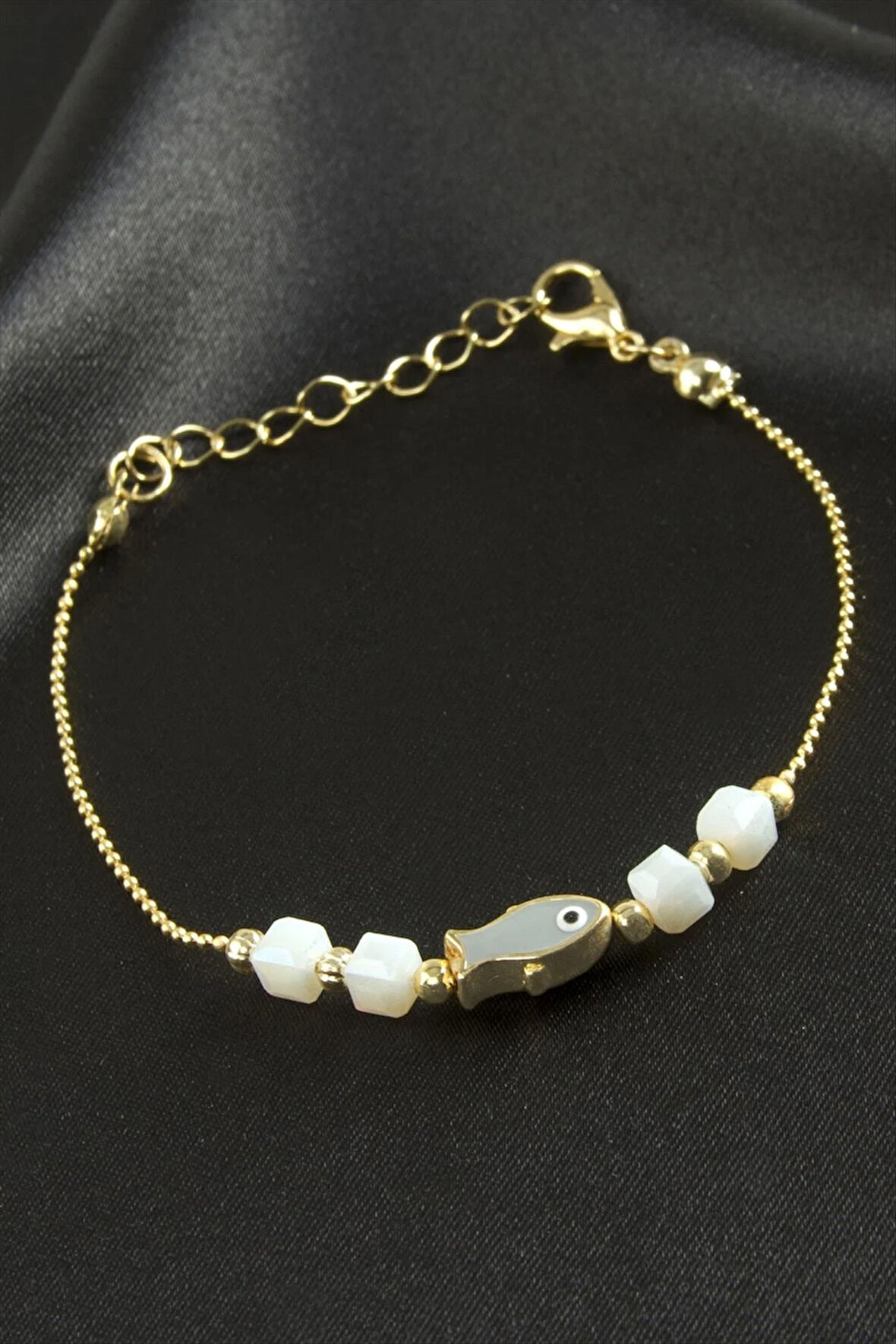 Balık Küp Kristal Bileklik