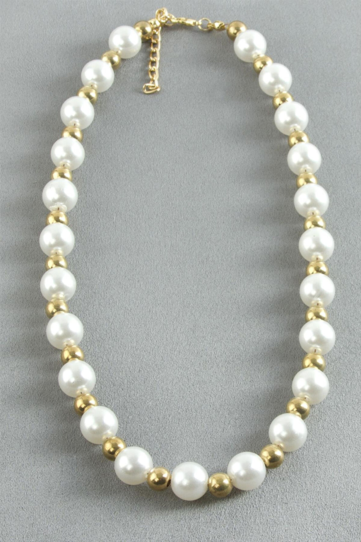 12 mm İnci Metal Kolye