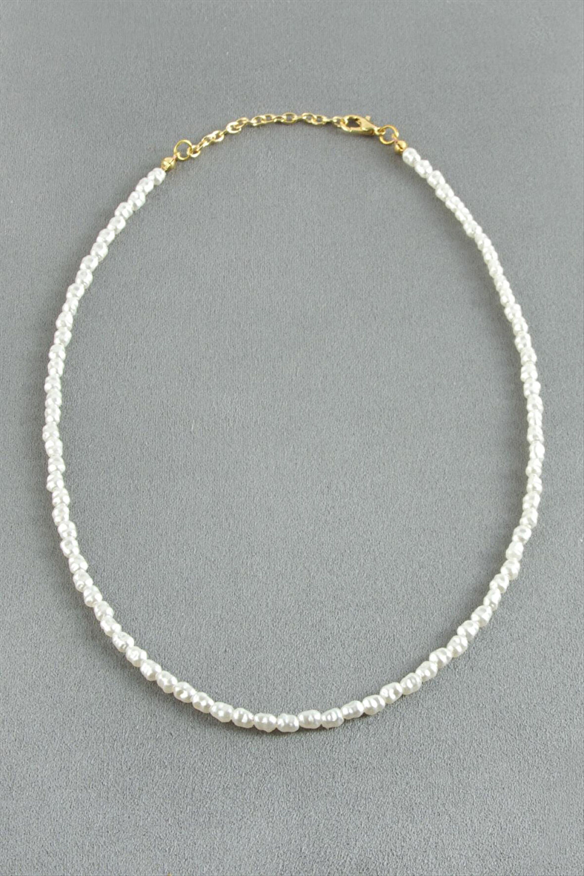 5 mm Silindir İnci Kolye