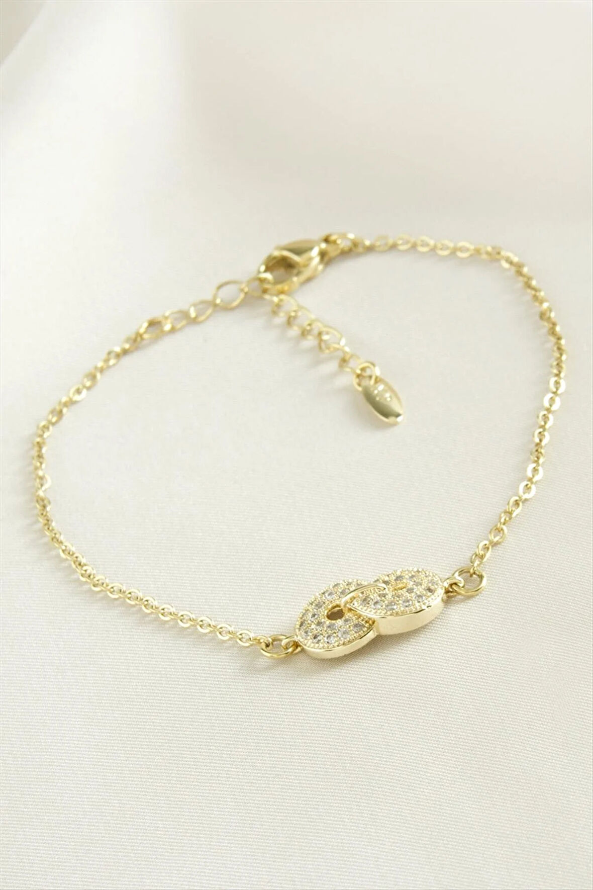 Sonsuzluk Zirkon Taşlı Çelik Bileklik