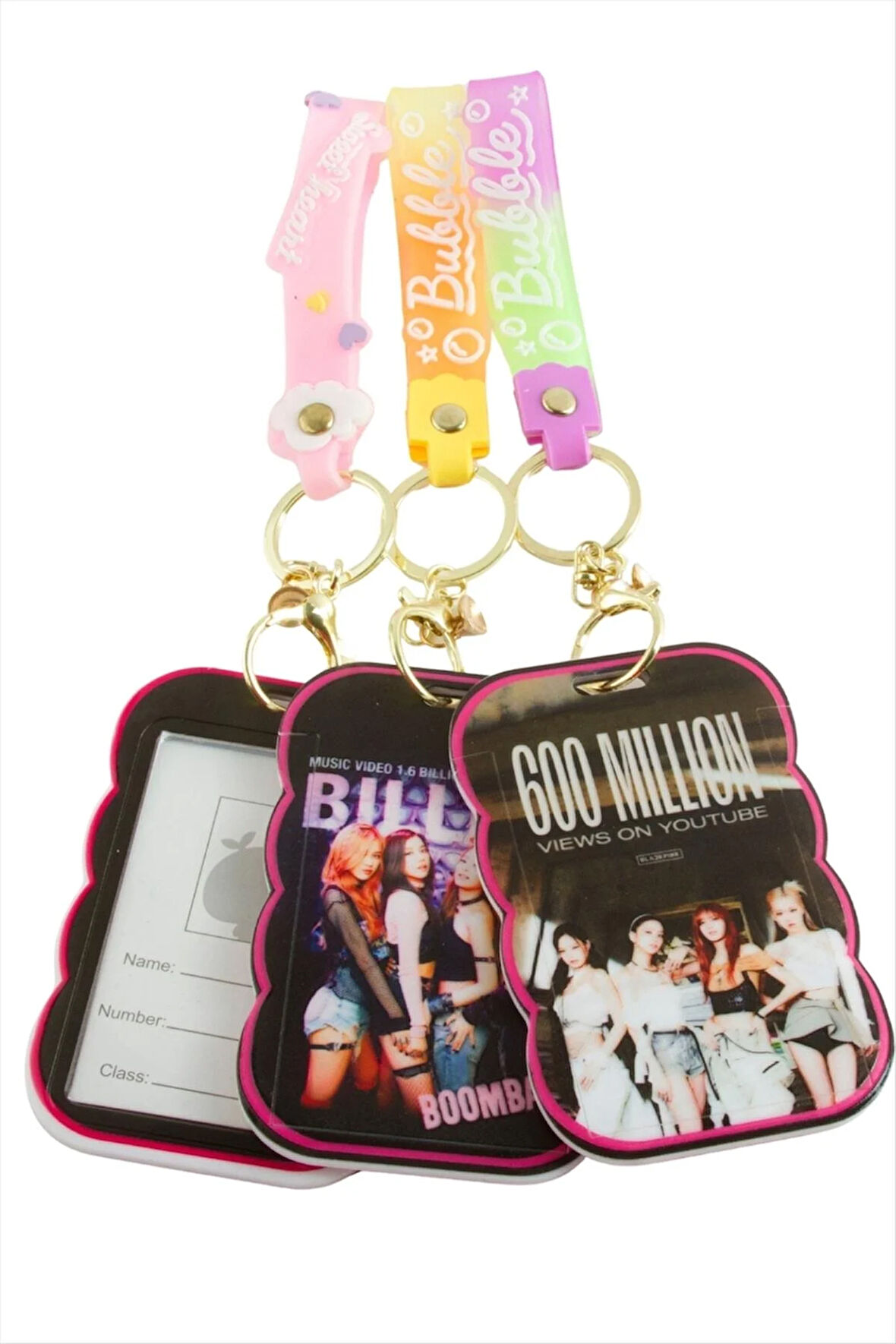 Dikdörtgen Kartlık Silikon Anahtarlık