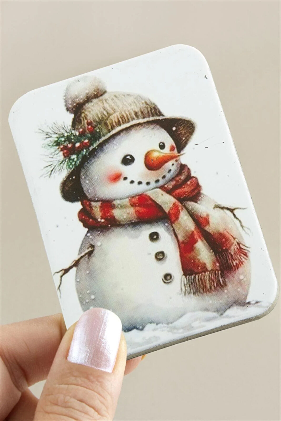 Kardan Adam Yılbaşı Magnet