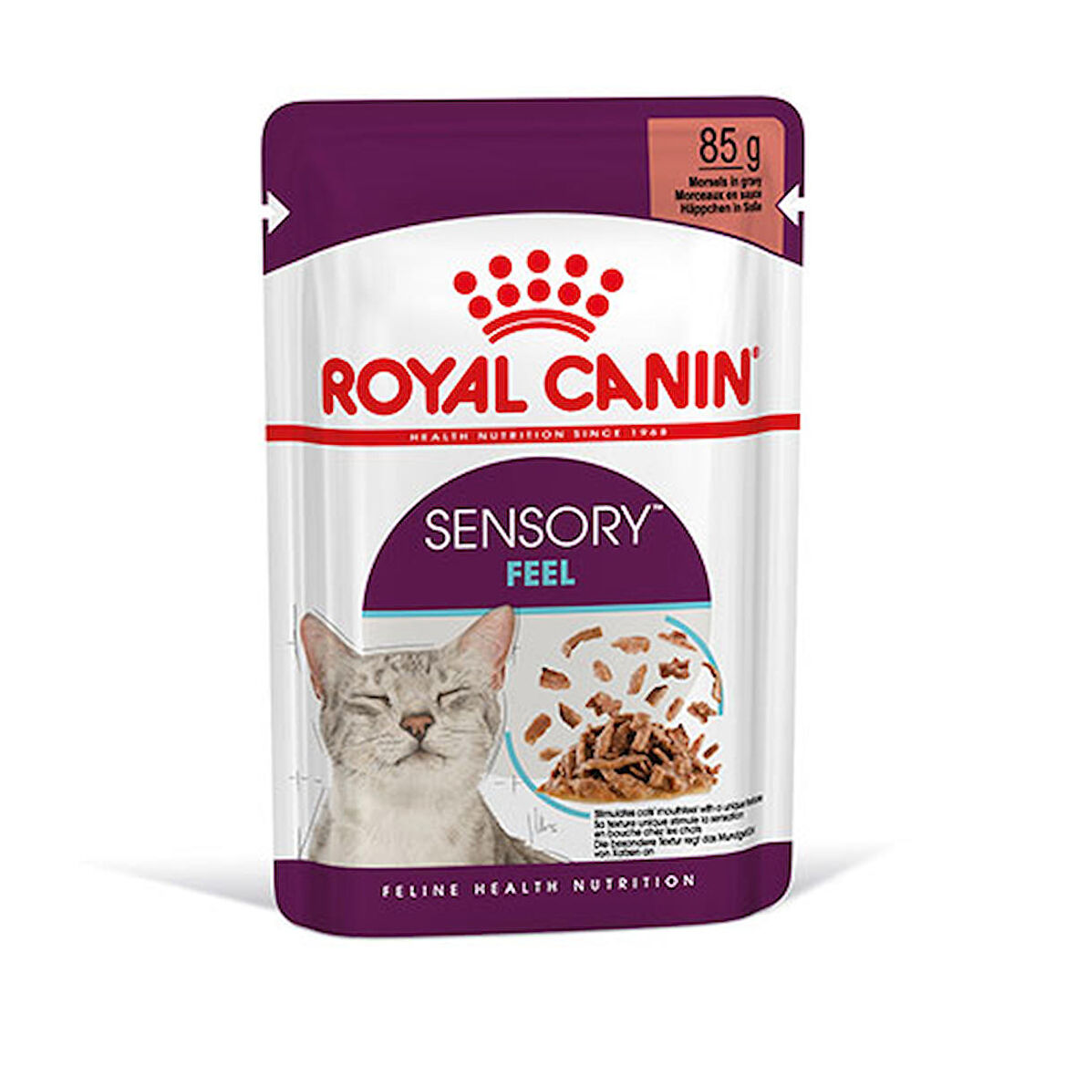 Royal Canin Sensory Feel in Gravy Adult Kedi Yetişkin Konservesi 6x85 Gr 