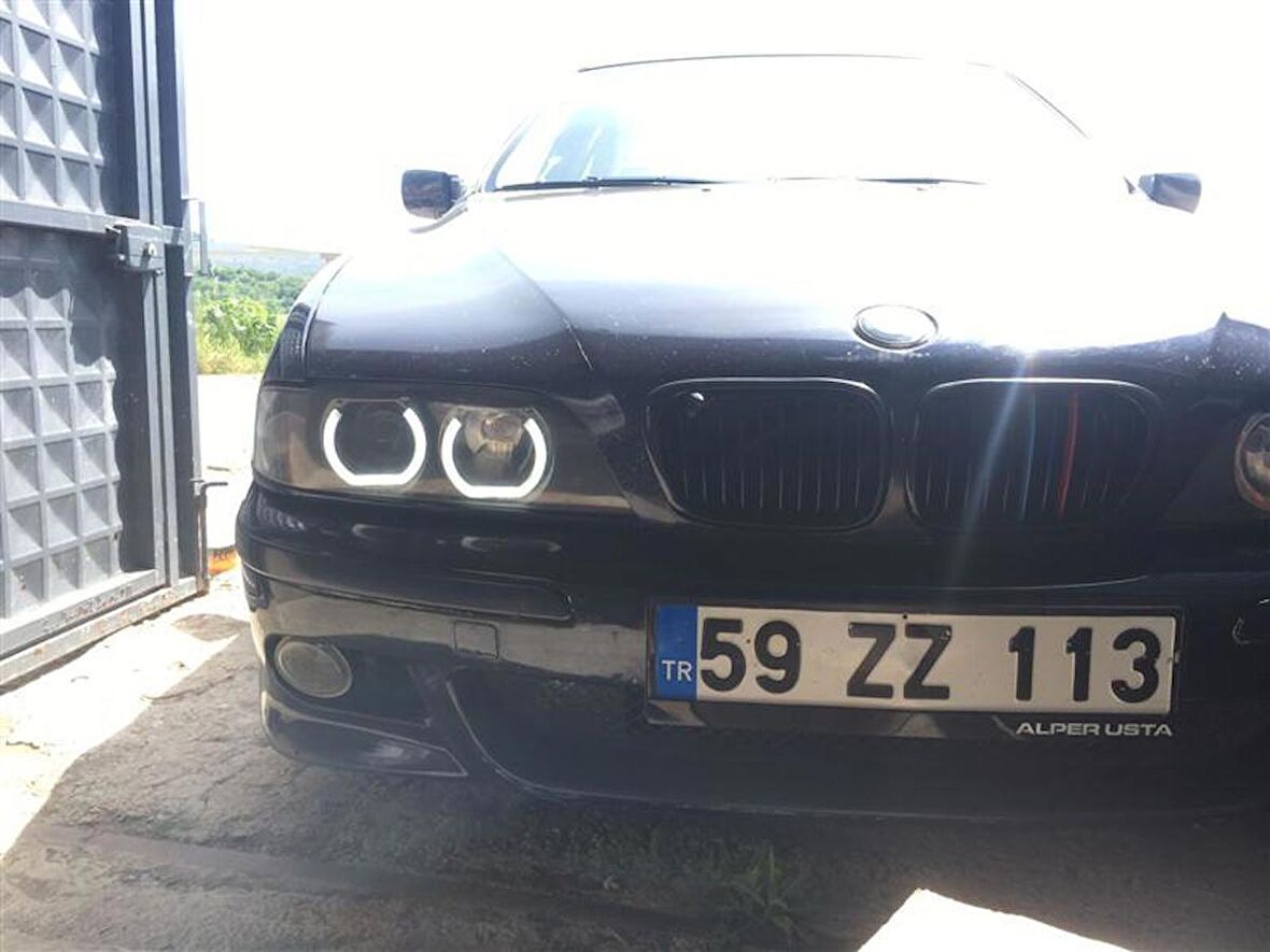 BMW E39 U Tipi Cotton Angel Halka Seti Beyaz , e39 far içi halka , bmw e39 pamuk angel