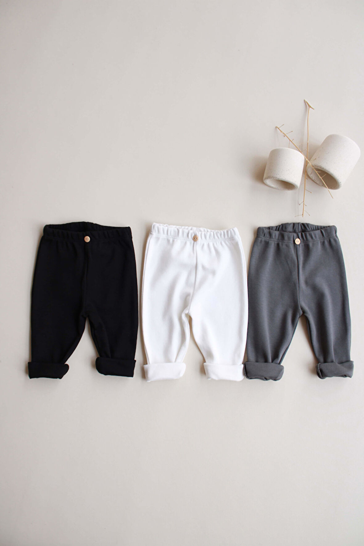 3lü Penye Bebek Tayt Model 7