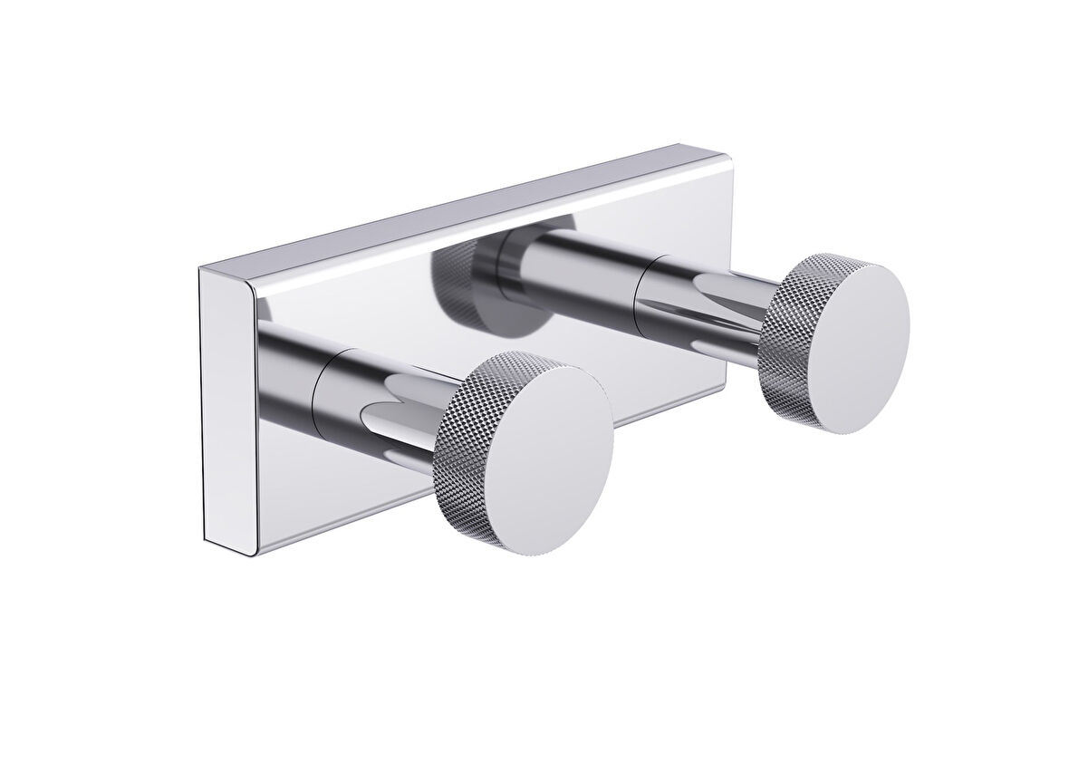 Line Bathroom AVERTA BORNOZ ASKILIK 119103 KROM Lamalı İkili Krom