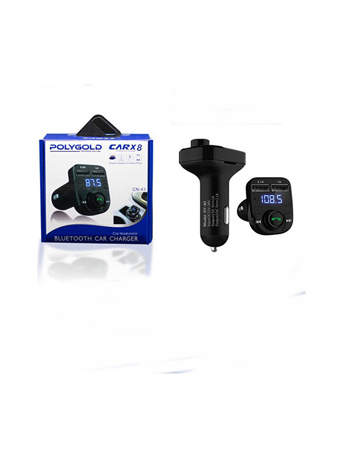 BLUETOOTH FM MODÜLATÖR TRANSMİTTER PLYGLD X8